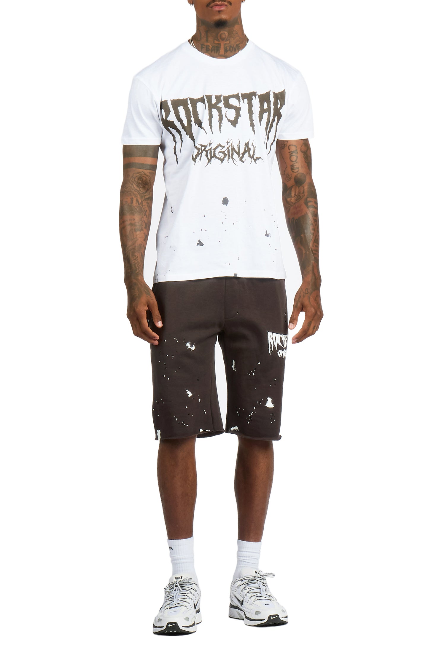 Twinkle White/Iron T-Shirt/Short Set