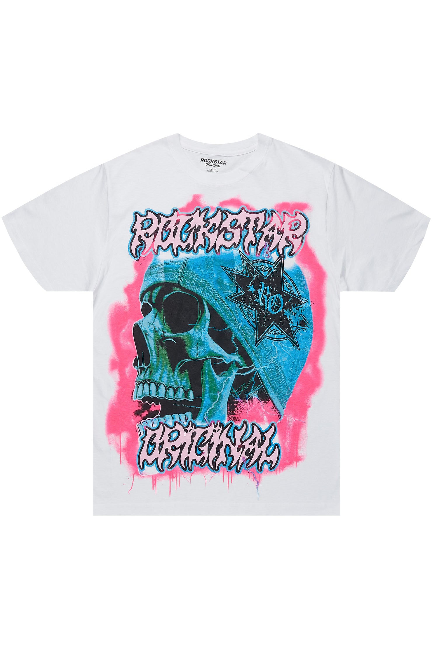 Amari White Graphic T-Shirt