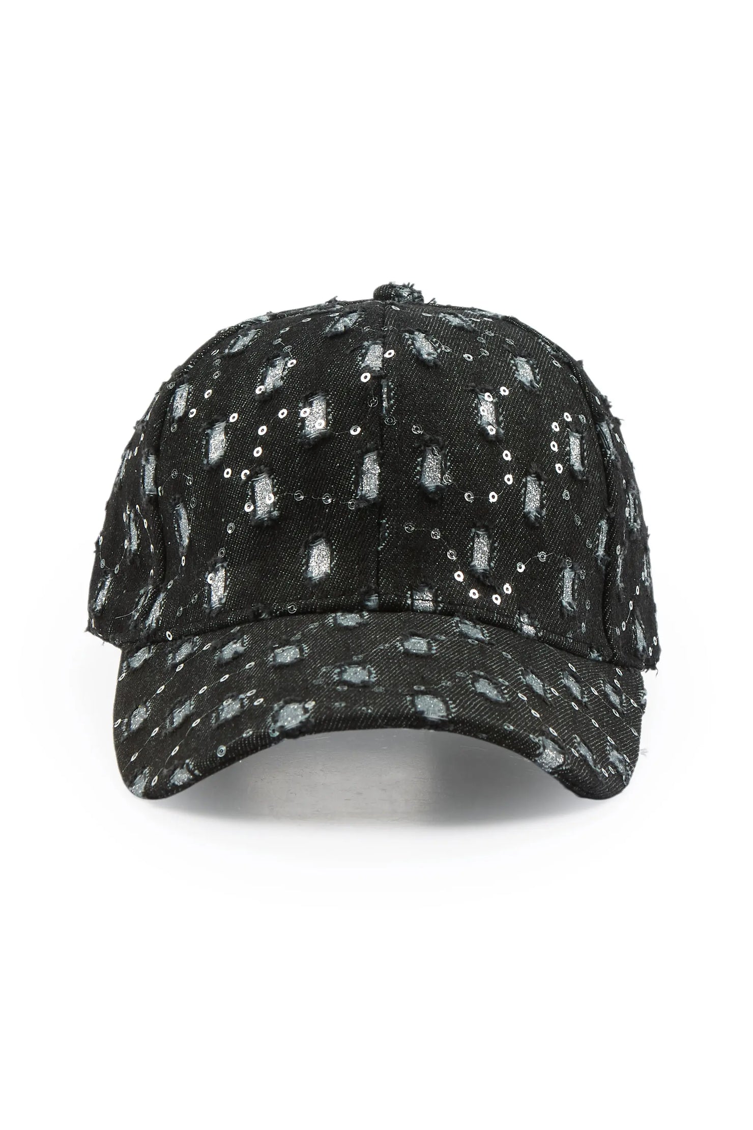Markia Black Rhinestone Trucker Hat