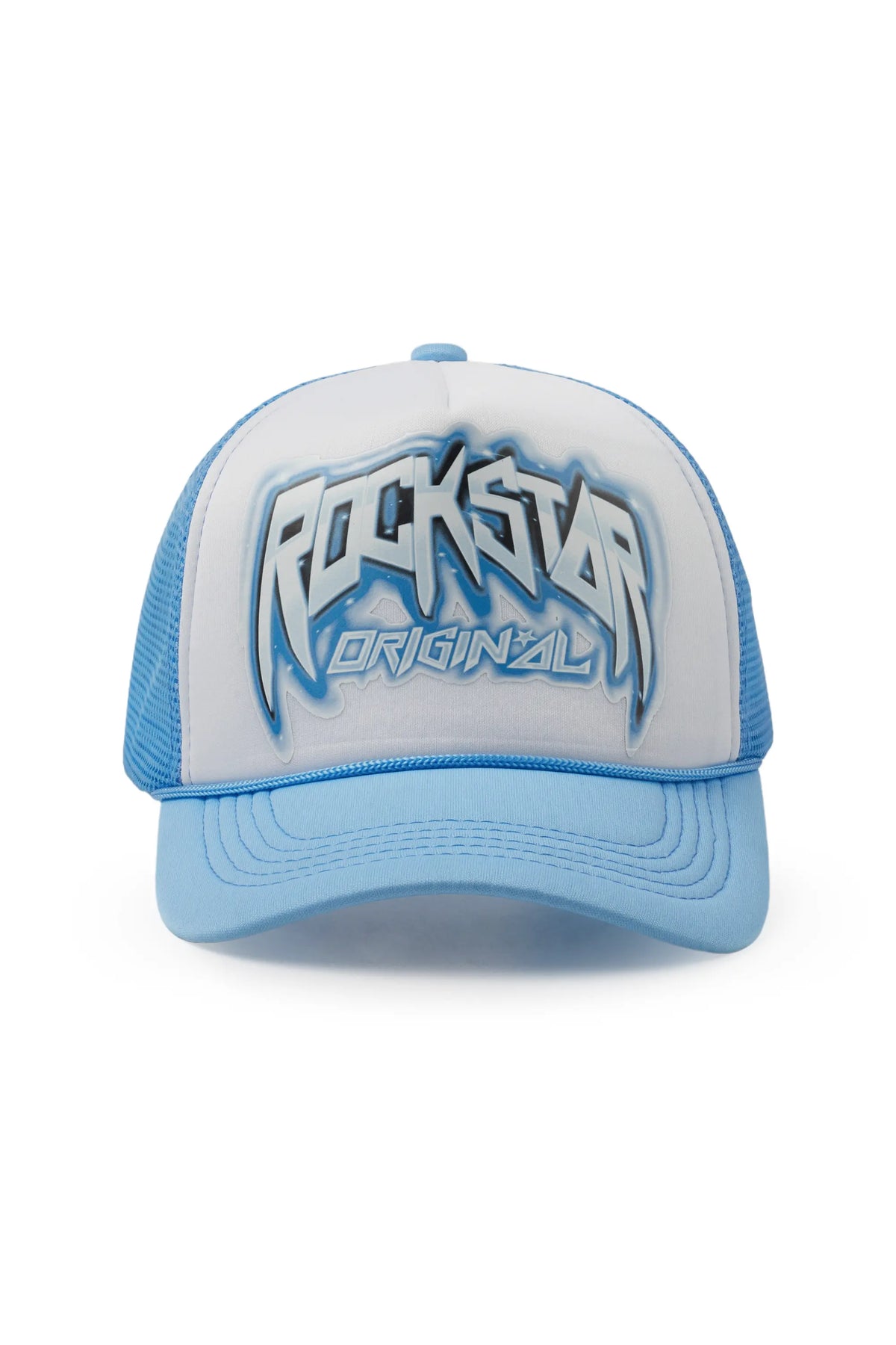 White, Blue & Red \'Preppy Rockstar\' Trucker Hat Unisex Lone Star X Brixton Trucker Hat in Red/White/Blue main image 2