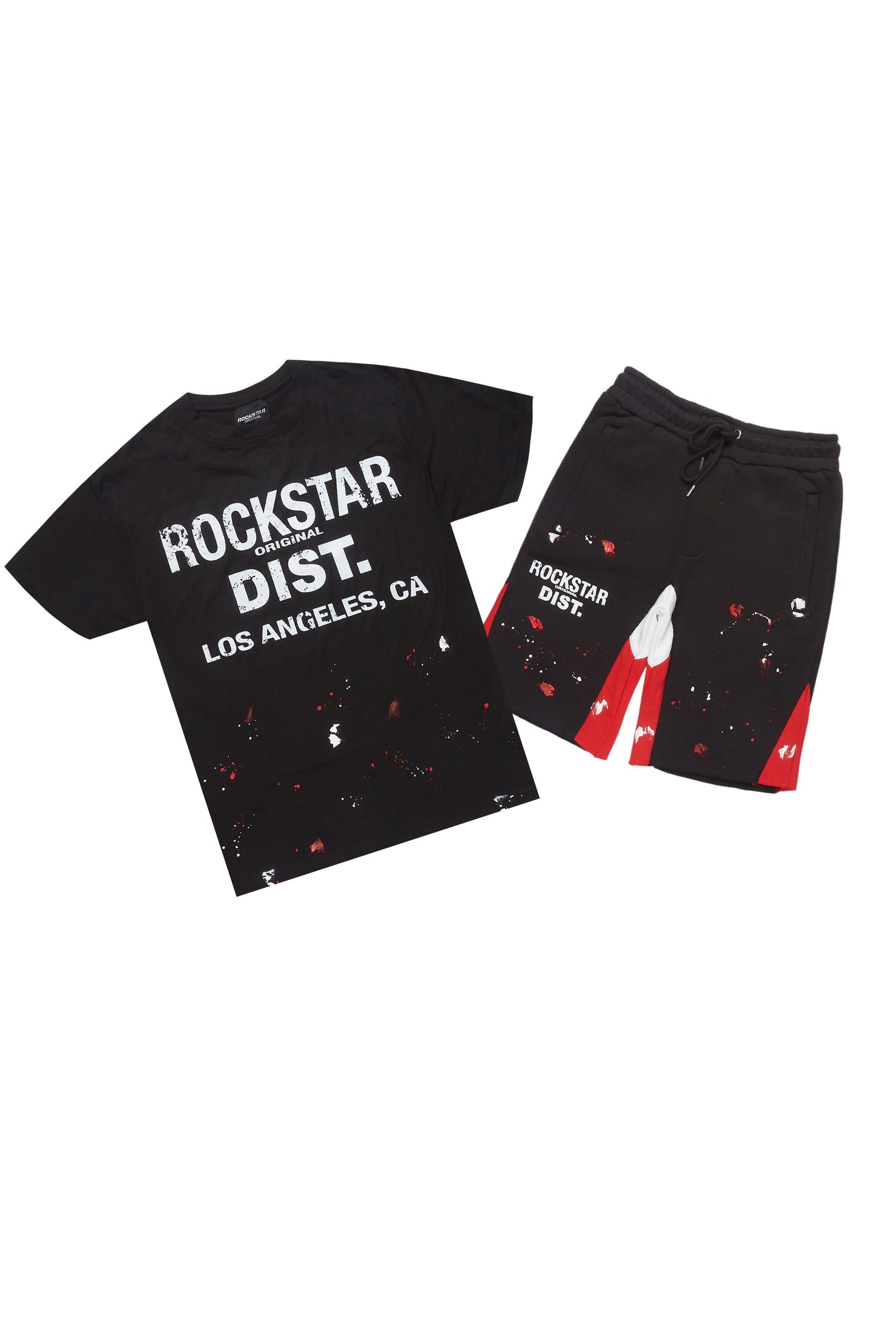 Scottie Black Painter T-Shirt/Short Set