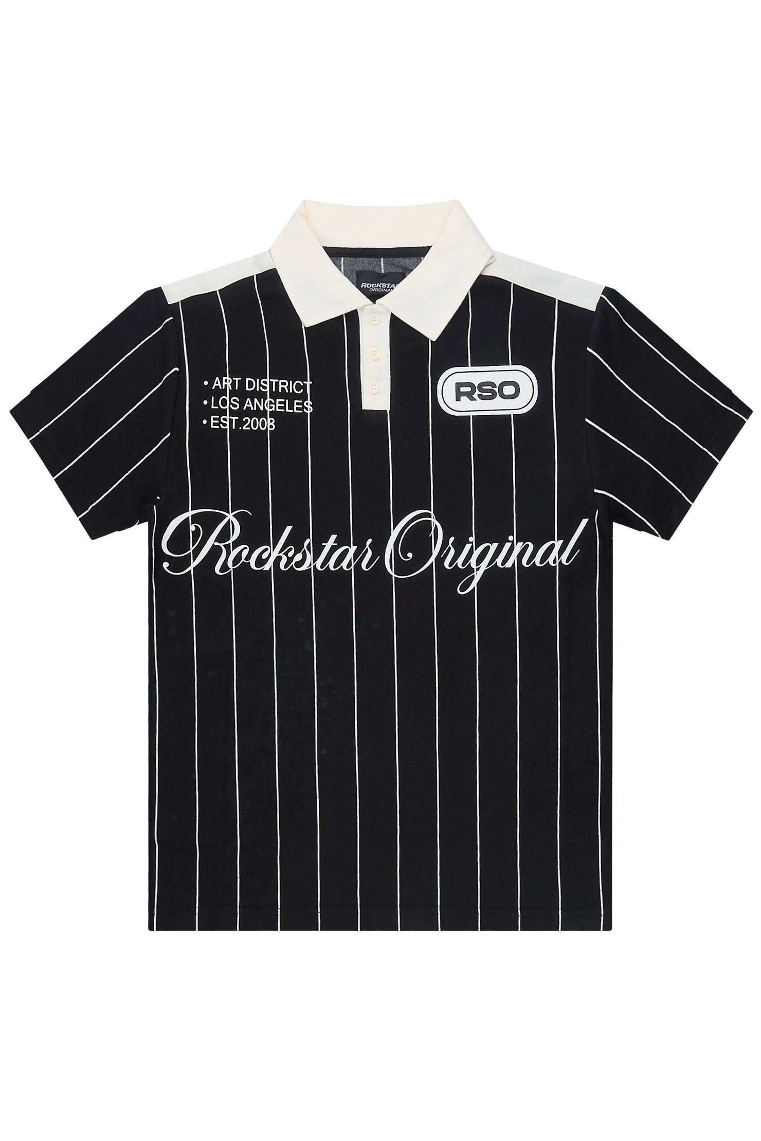Boys Relo Black/White Polo