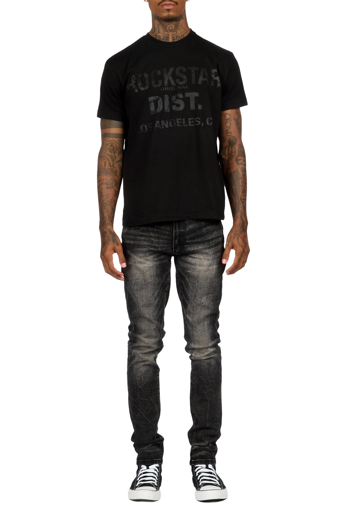 Clodd Dark Grey Skinny Fit Jean