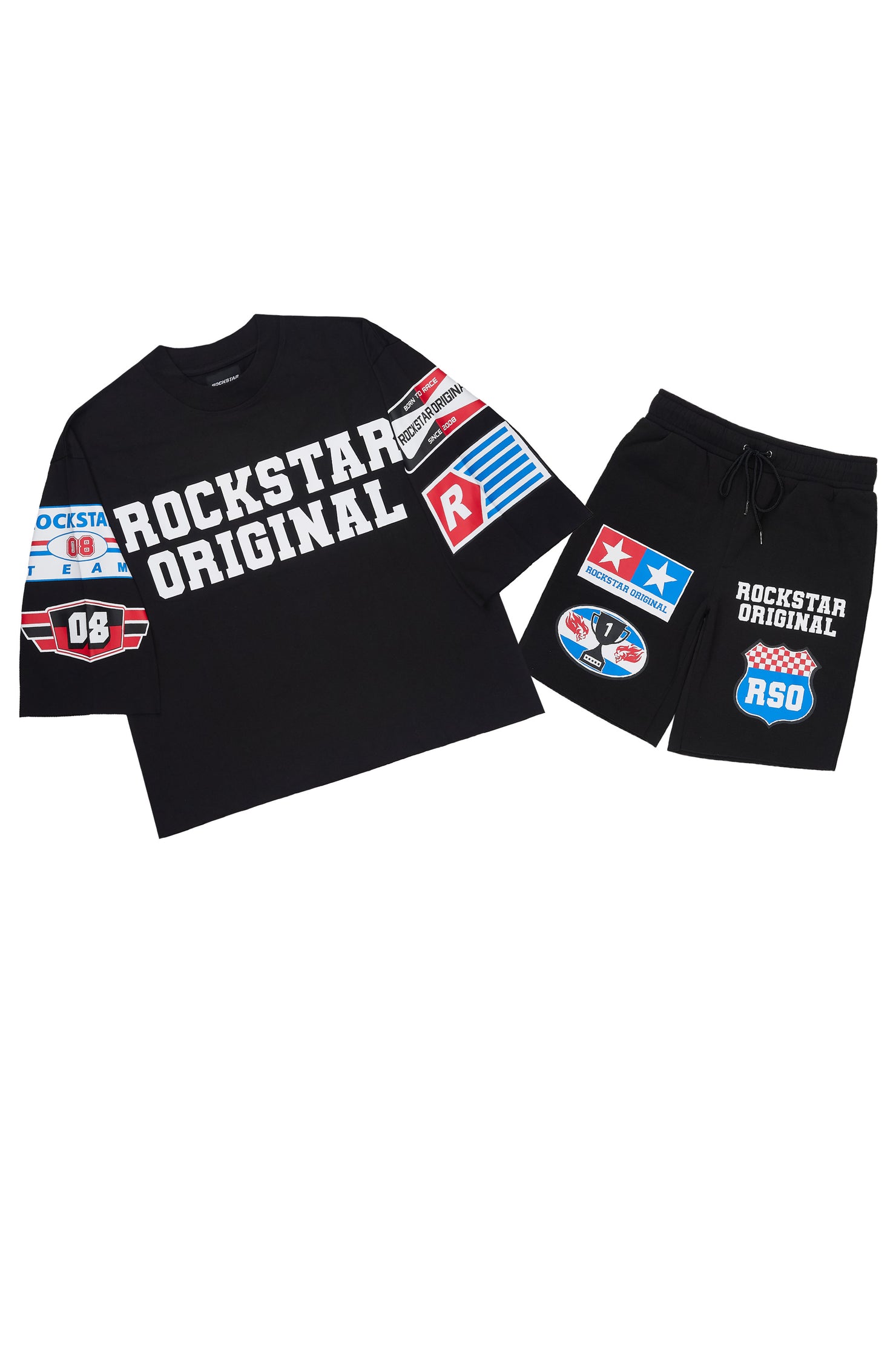 Corridor Black T-Shirt/Short Set