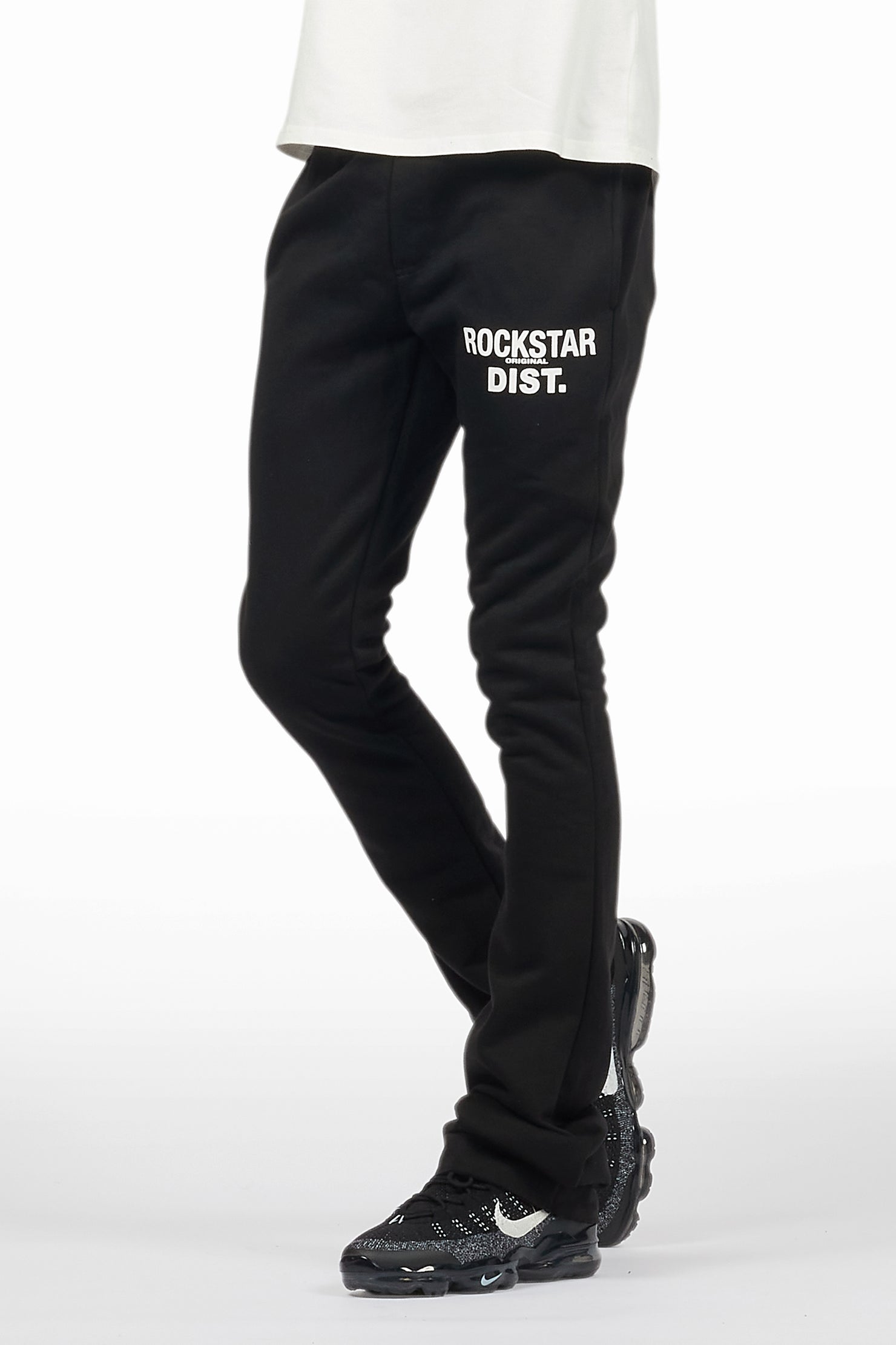 Alpine Black Stacked Flare Pant