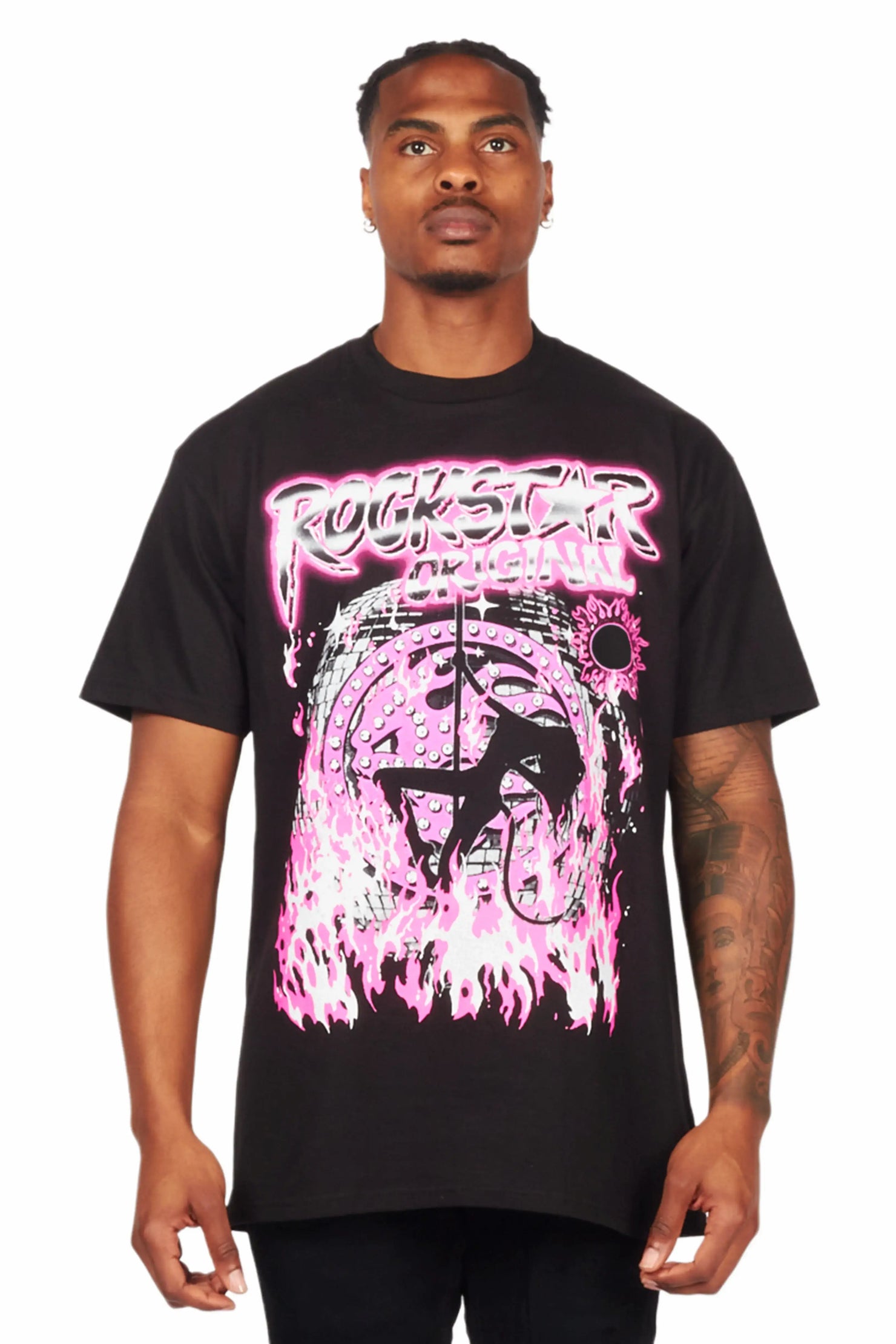 Serenade Black Graphic T-Shirt