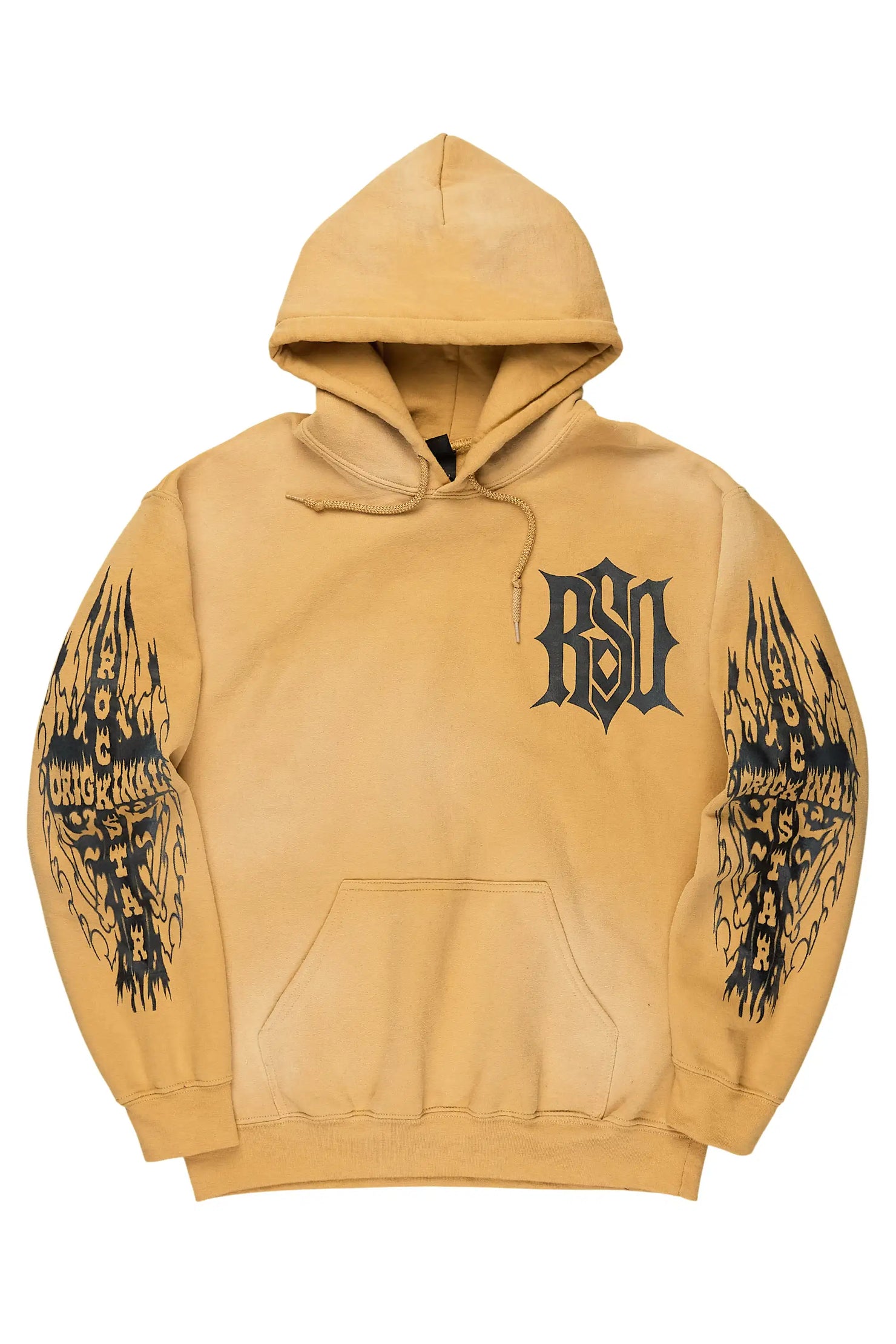 Sebrina Gold Graphic Hoodie