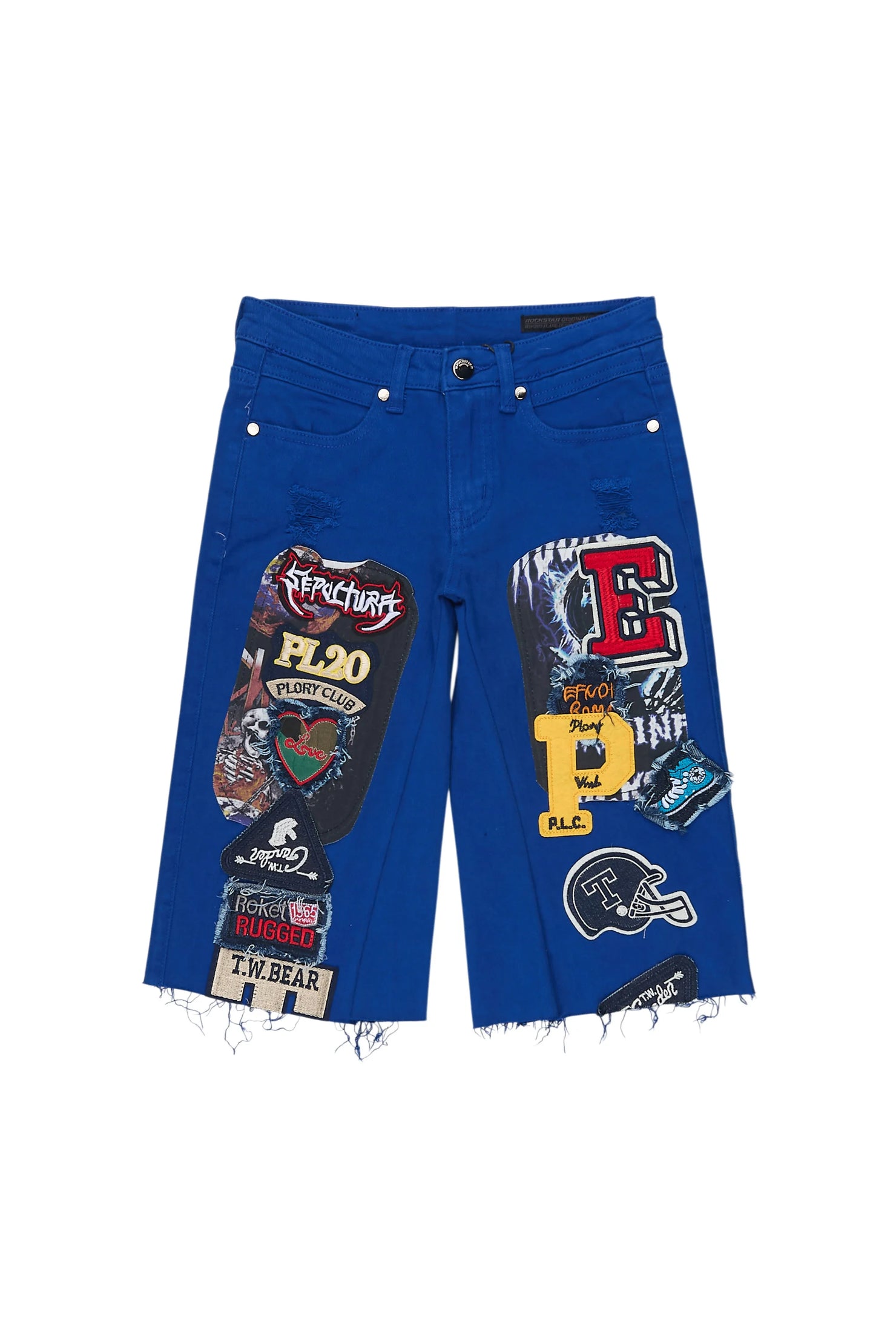 Boys Nepse Royal Blue Denim Short