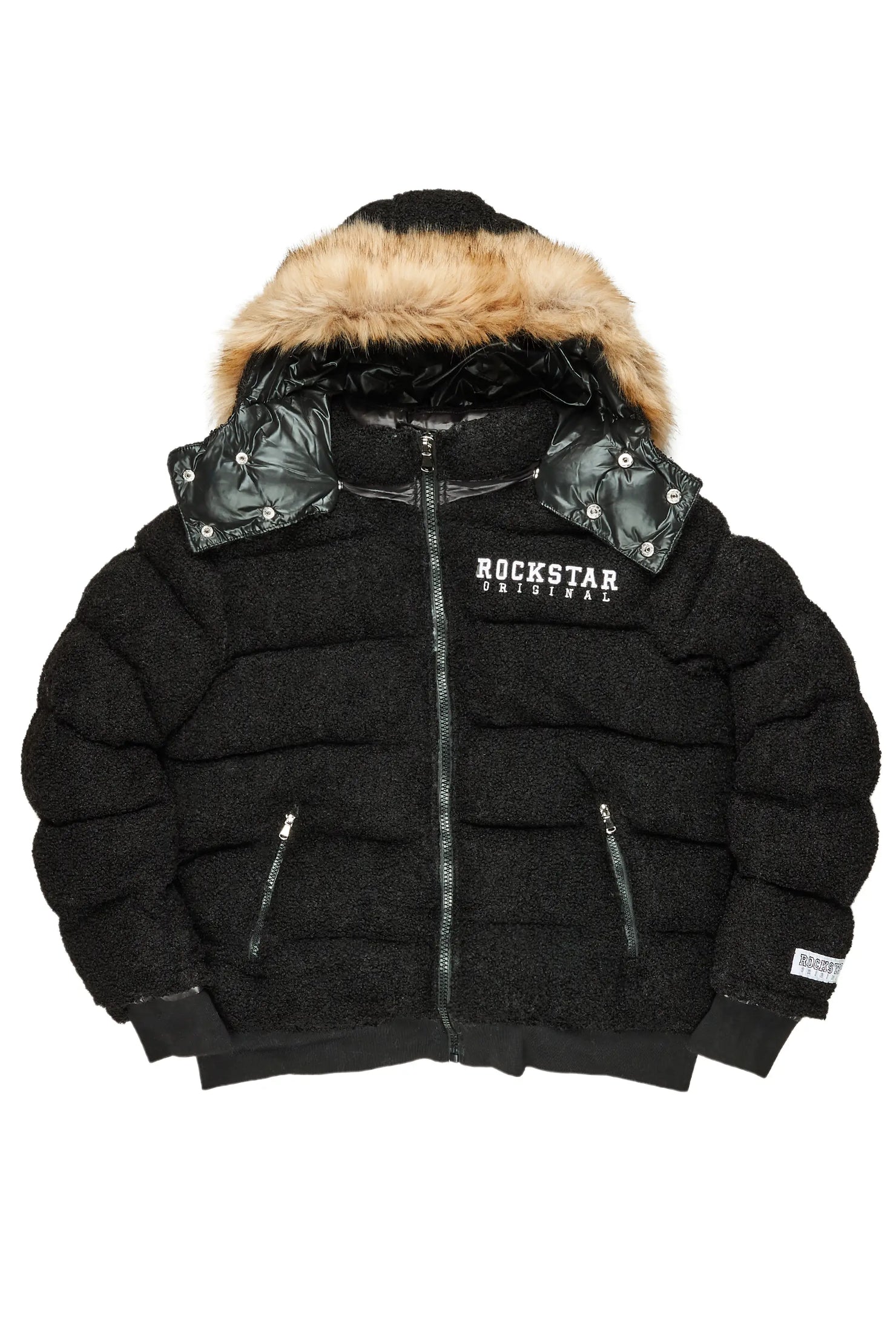 Kesia Black Puffer Jacket