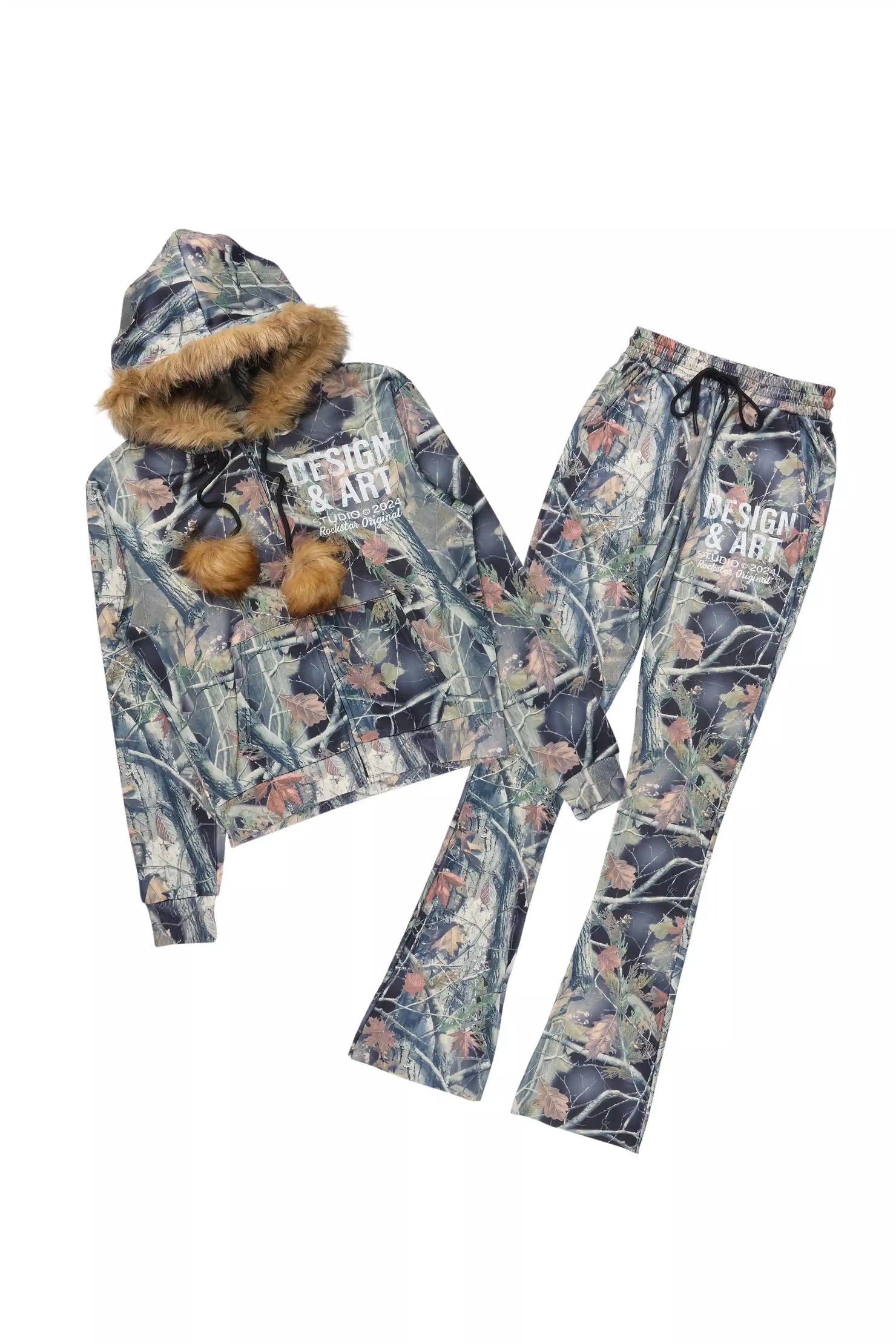 Benita Black Tree Camo Super Stacked Trackset