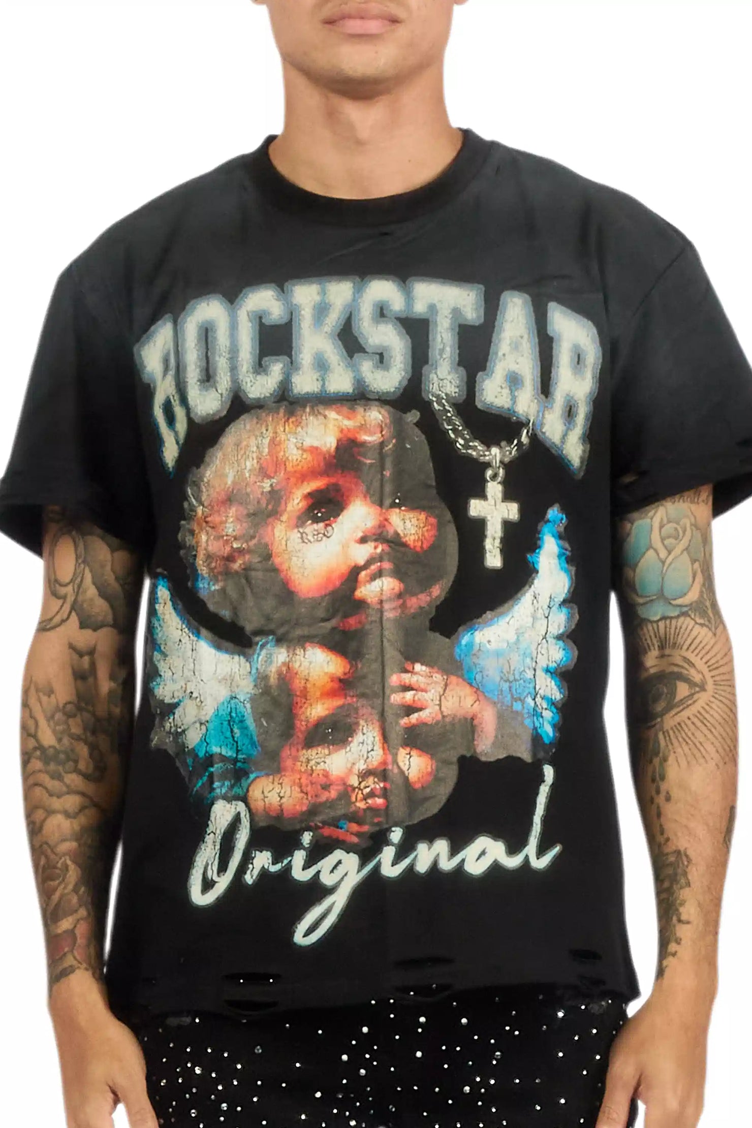 Dieter Black Oversized Graphic T-Shirt