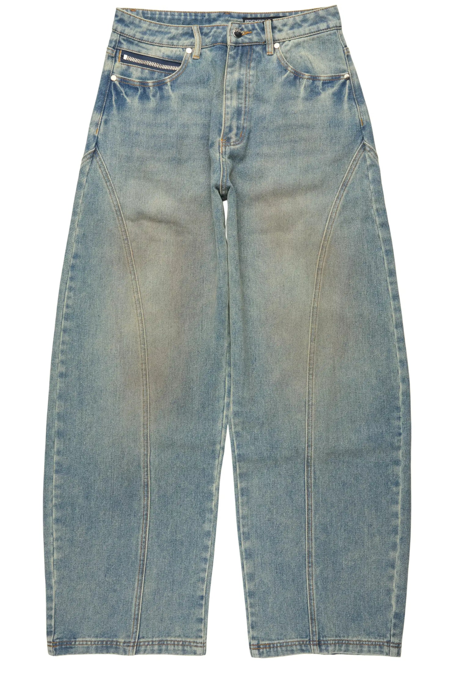 Malix Dirty Blue Barrel fit Jean