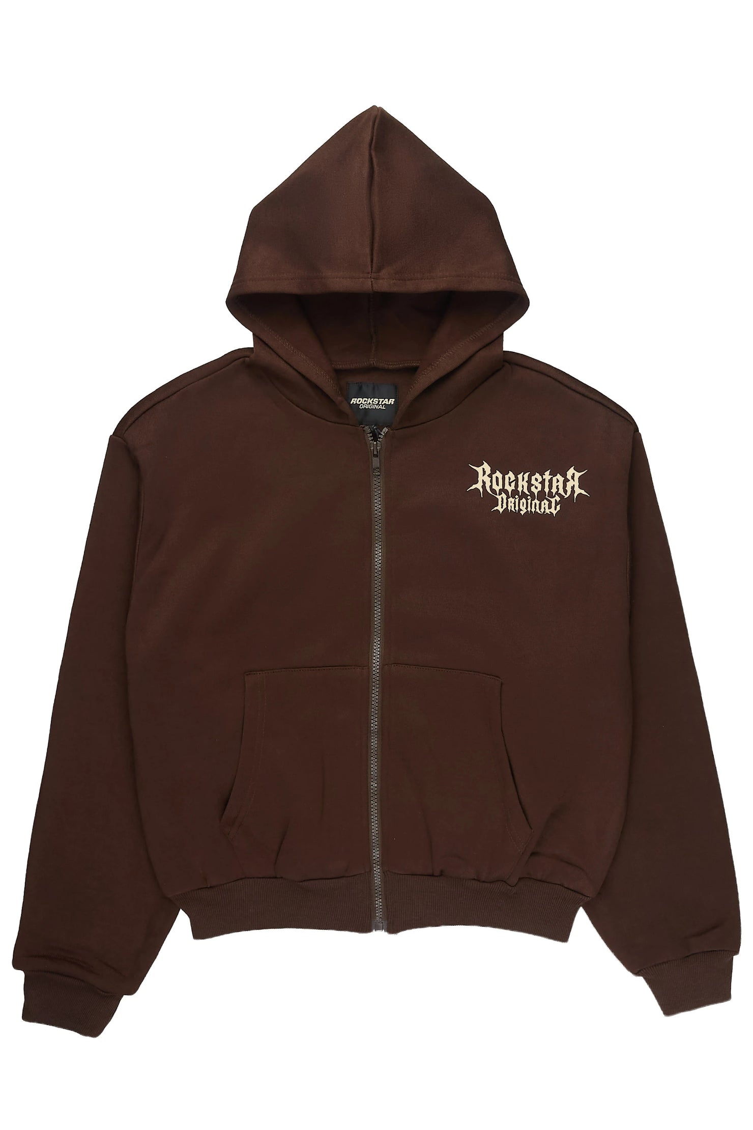 Boys Twinkle 2.0 Cocoa/Khaki Zip Up Hoodie
