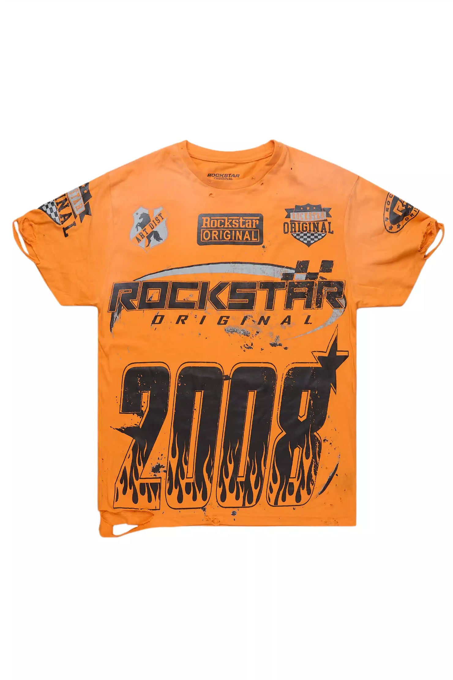 Amos Orange Graphic T-Shirt