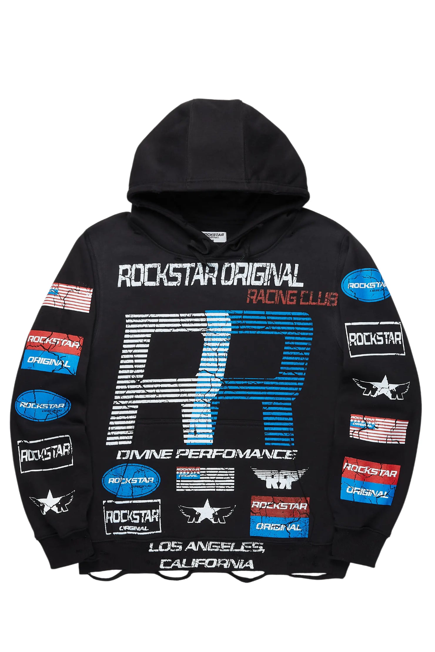 RSO Racing Club Black Graphic Hoodie