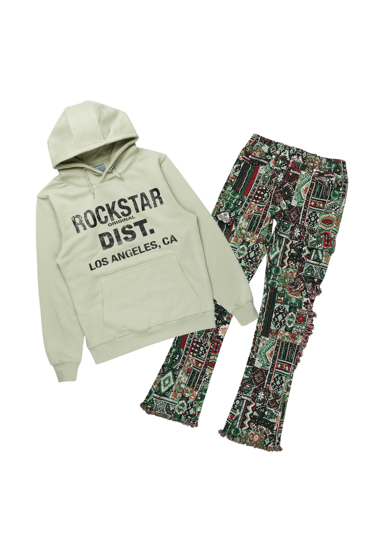 Lake Mint Hoodie/Tapestry Jean Bundle