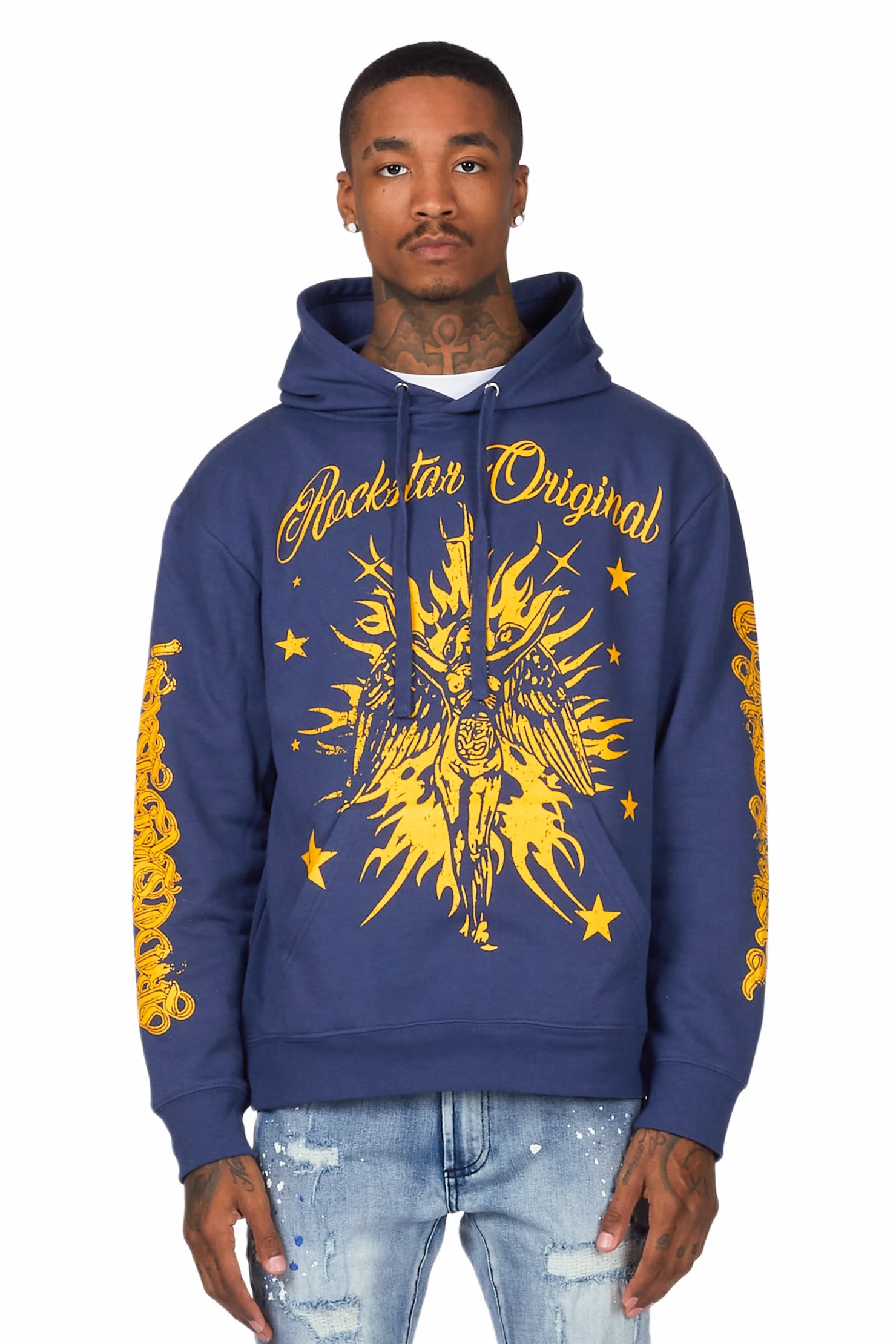 Mermaid Navy Graphic Hoodie