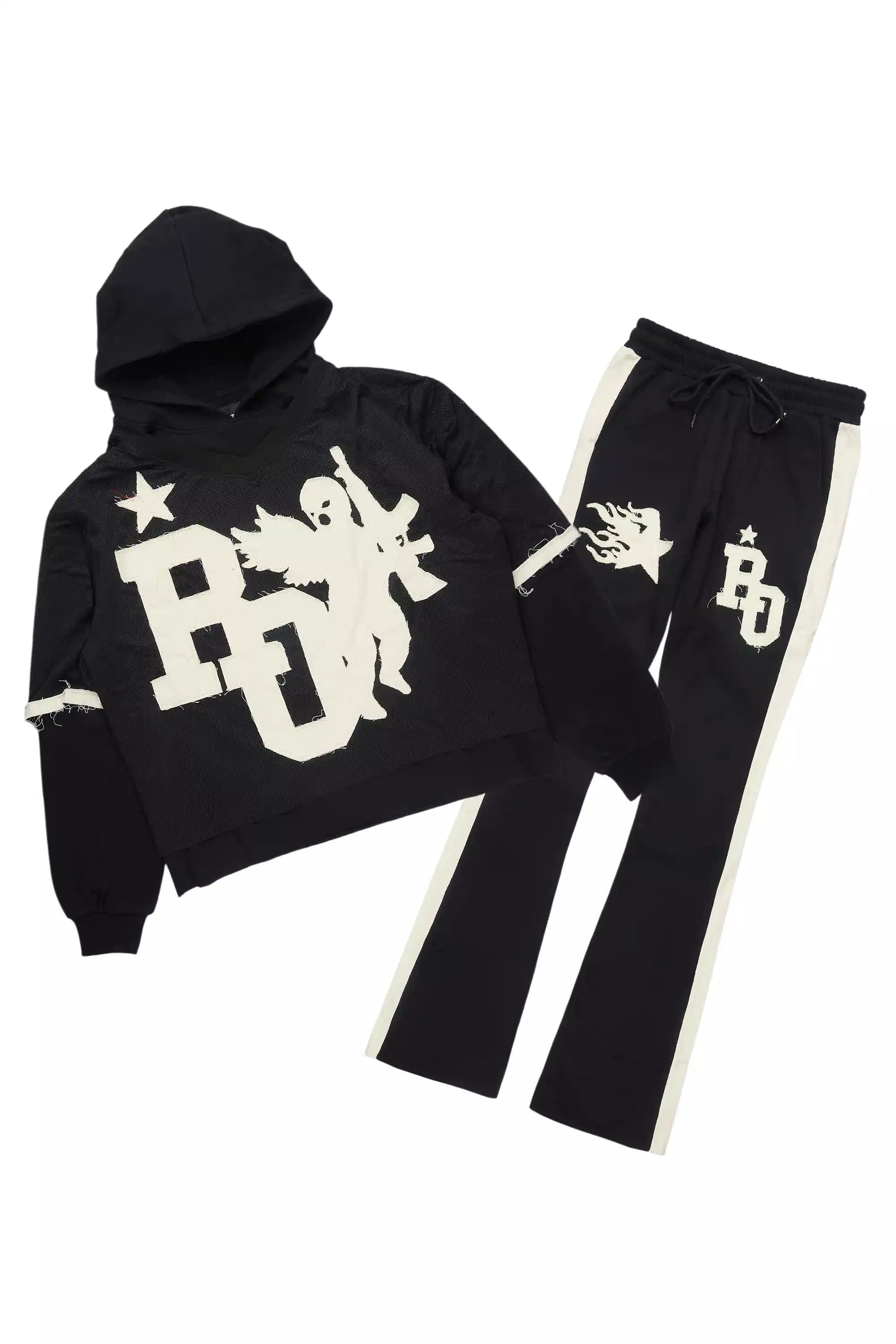 Pluton Black Stacked Track Set