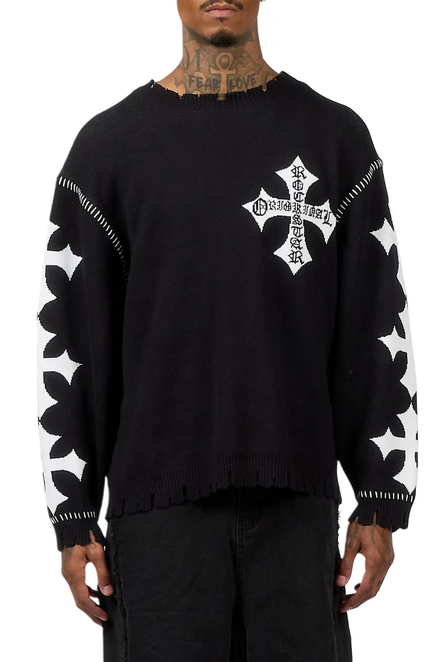 Slaydr Black Knit Sweater