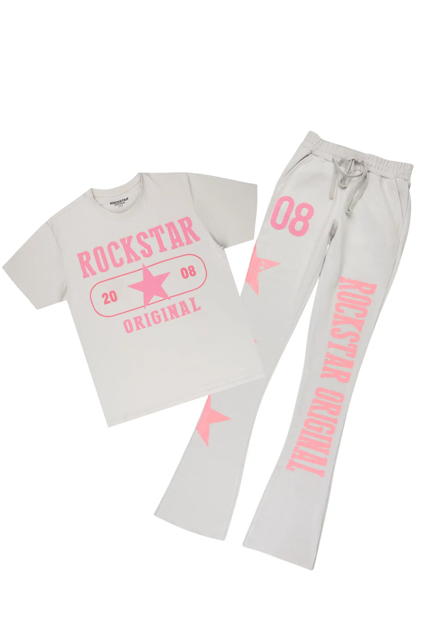 Chavonne Grey T-Shirt Trackset