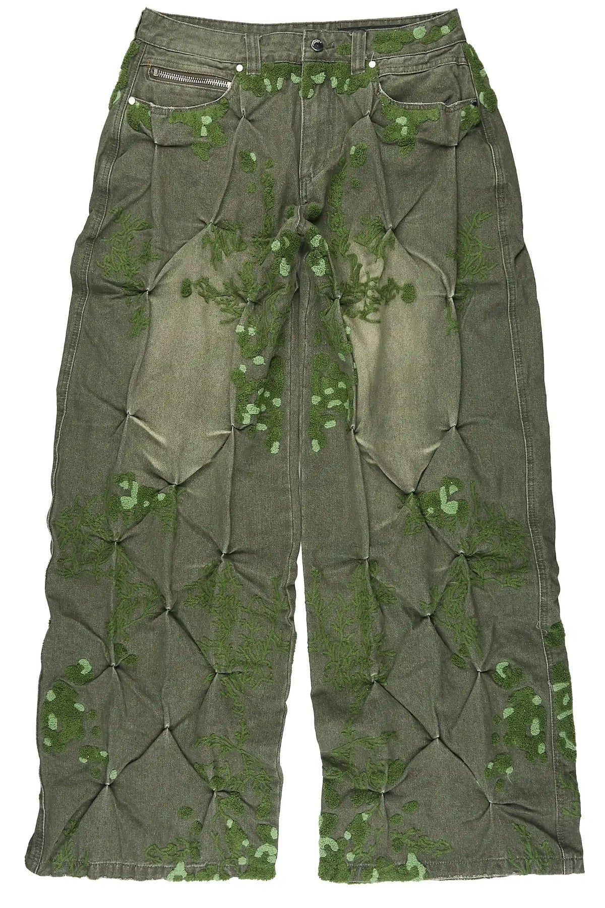 Erving Green Wash Baggy Fit Jean