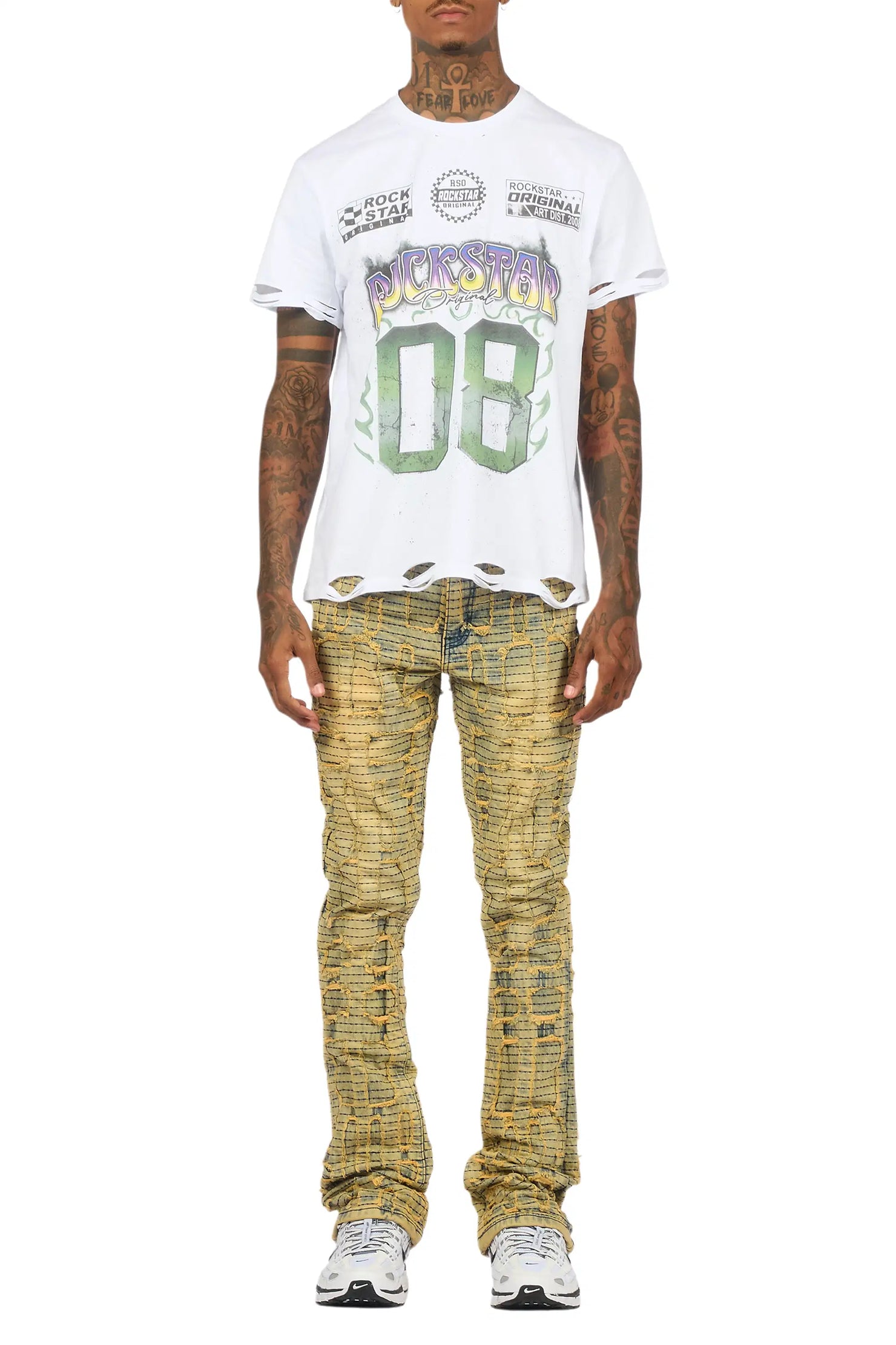 Gribo Vintage Stacked Flare Jean