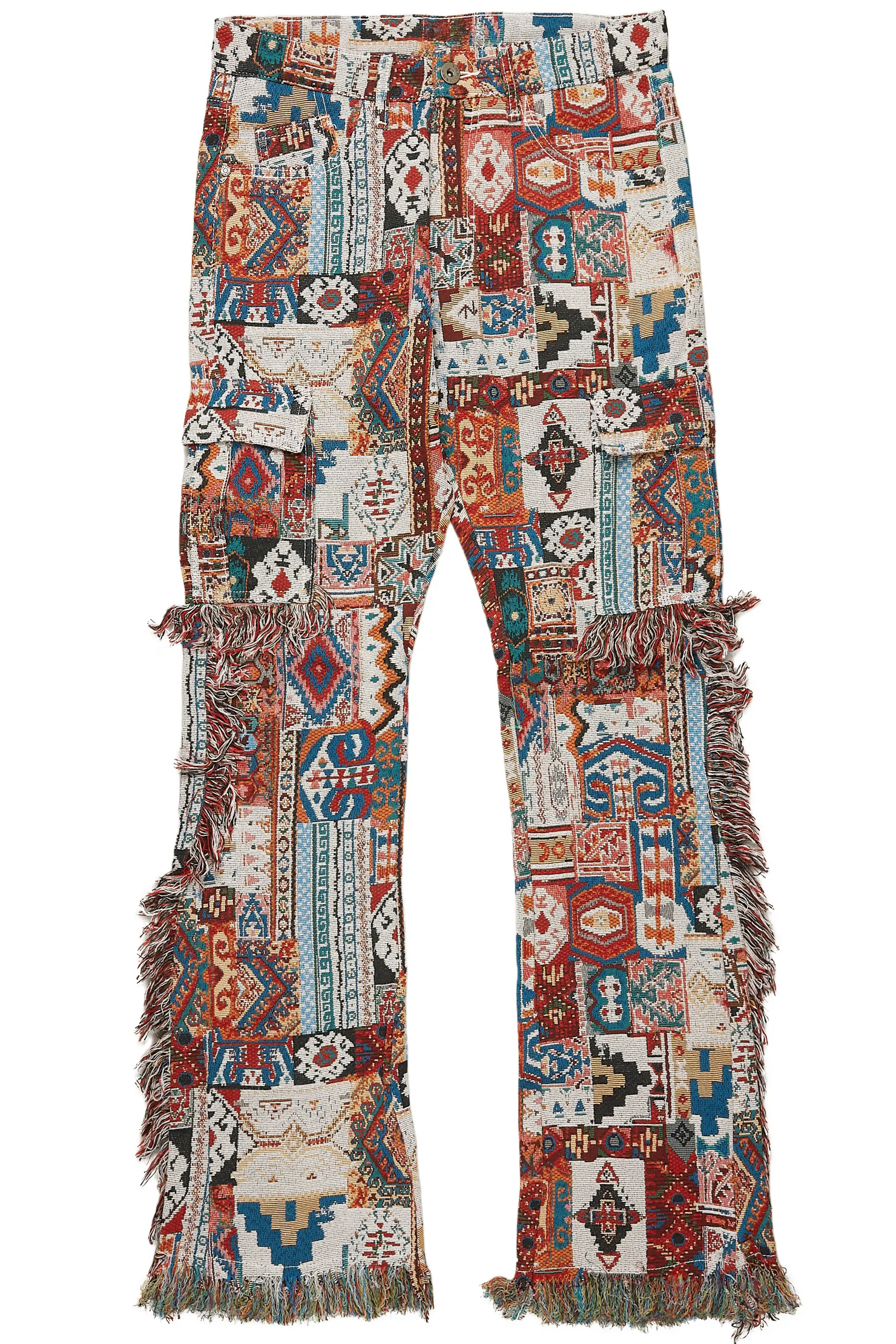 Percy Multi Tapestry Slim Flare Jean