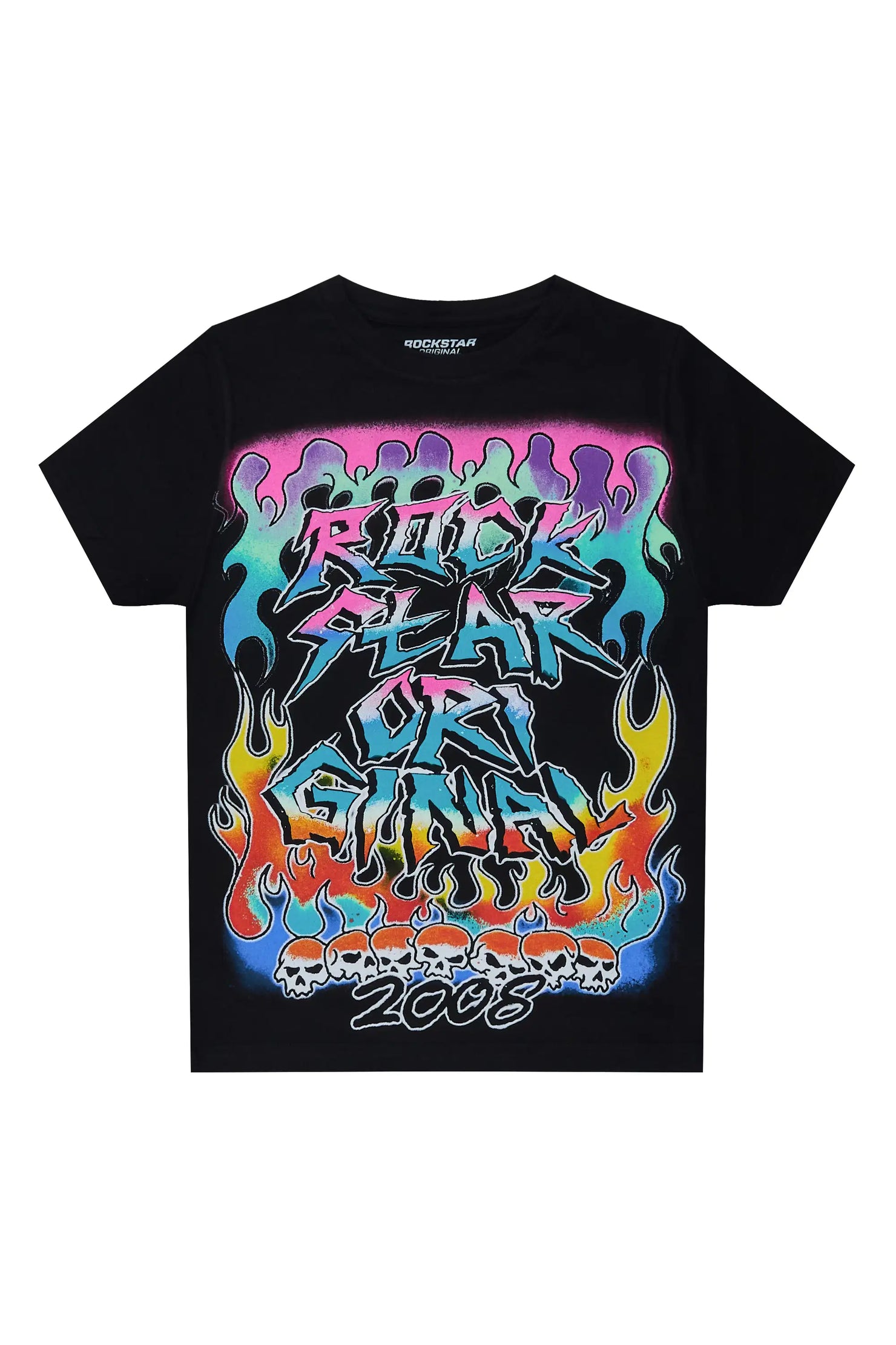 Boys Ebbe Black Graphic T-Shirt