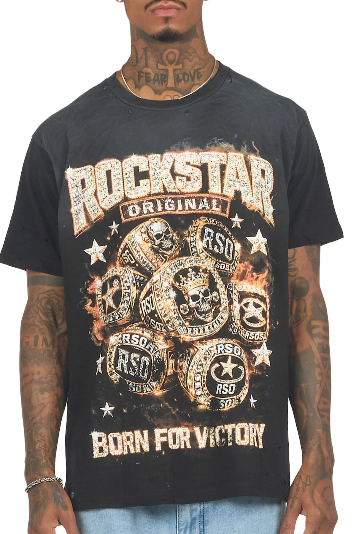 Frazier Black Oversized Graphic T-Shirt