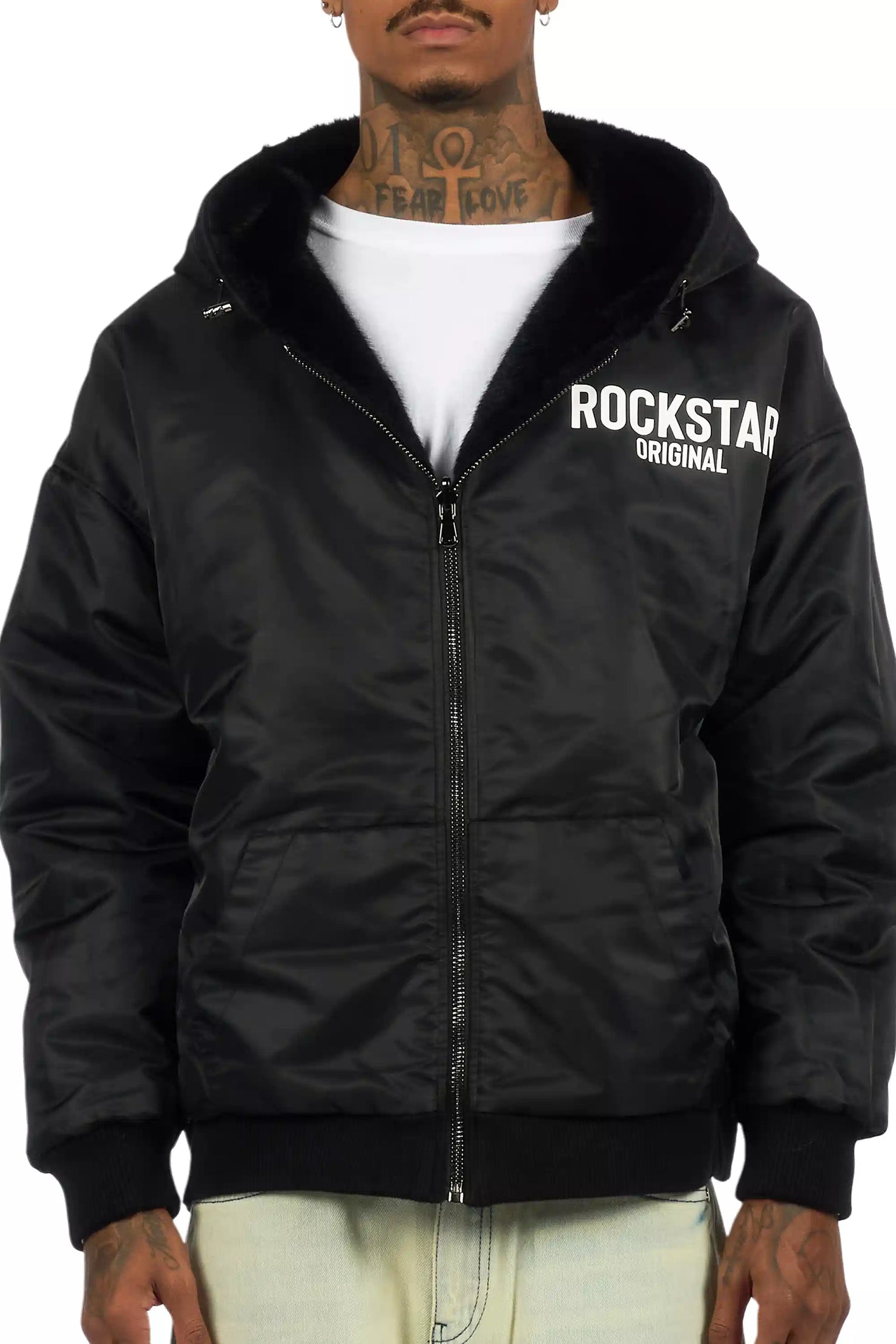 Iceevil Black Fur Jacket