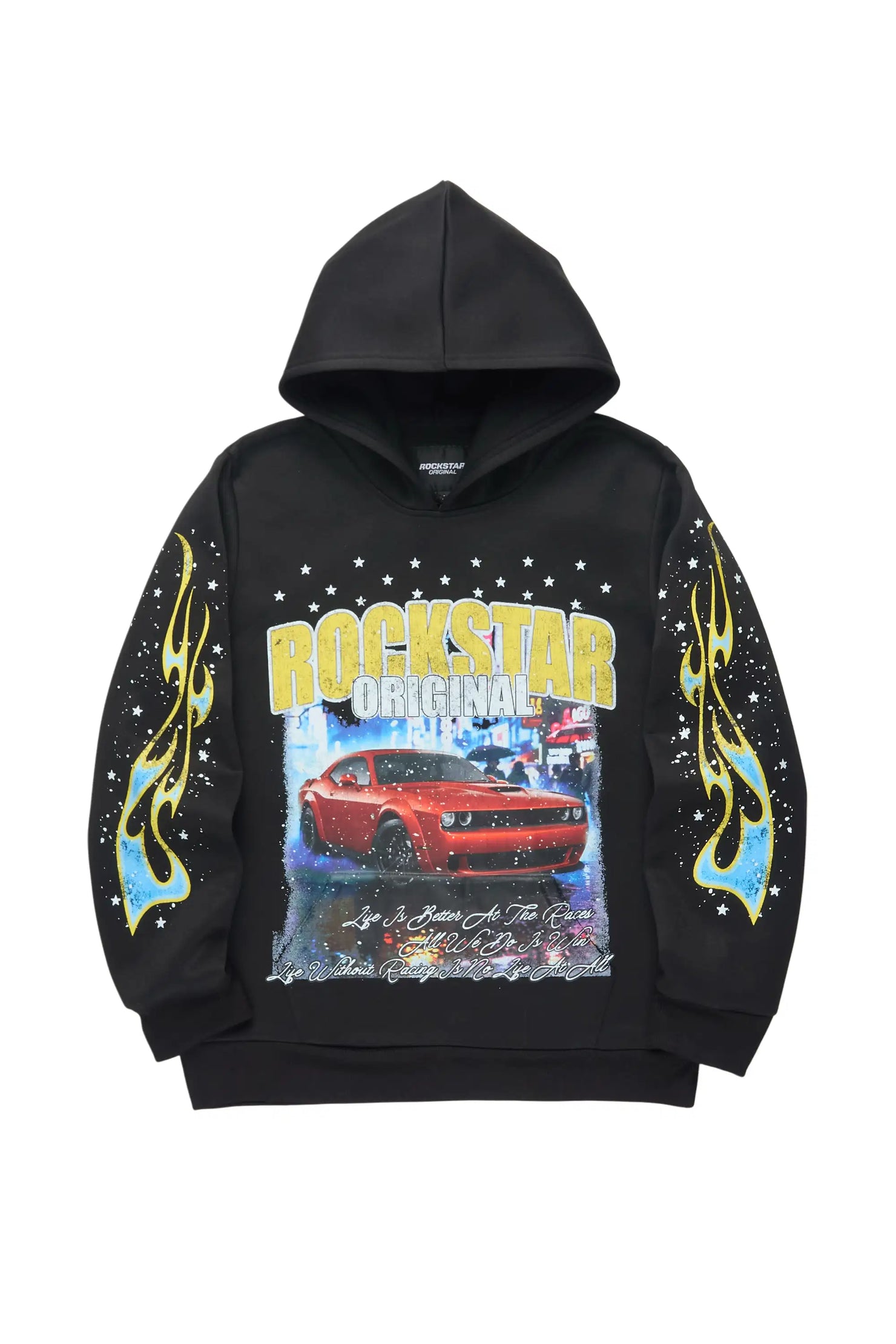 Boys Tokyo Black/Multi Graphic Hoodie