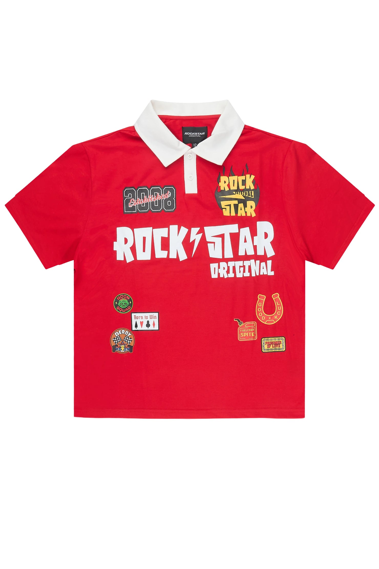 Boys Jimy Red Polo