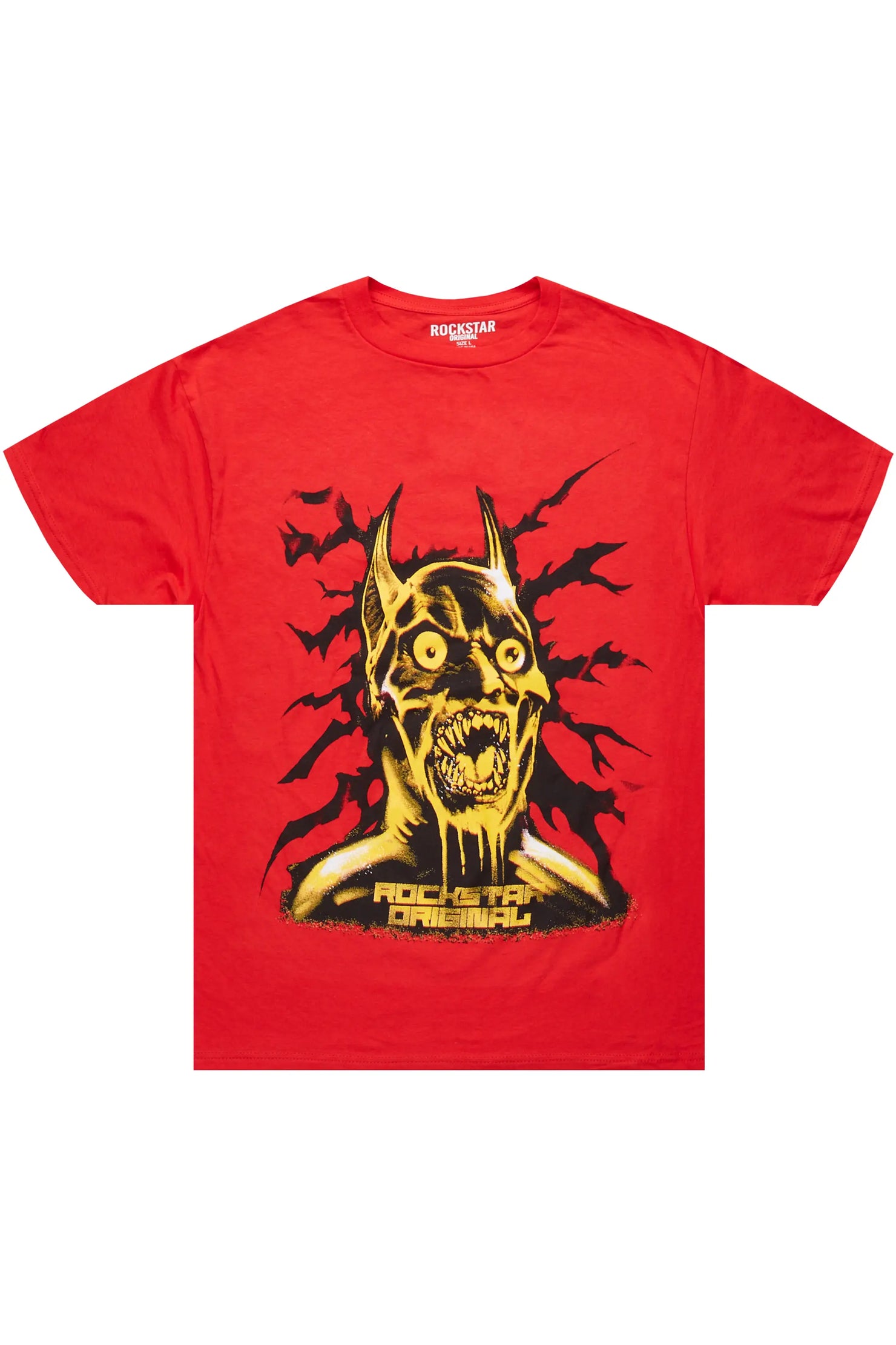 Scared Red Graphic T-Shirt