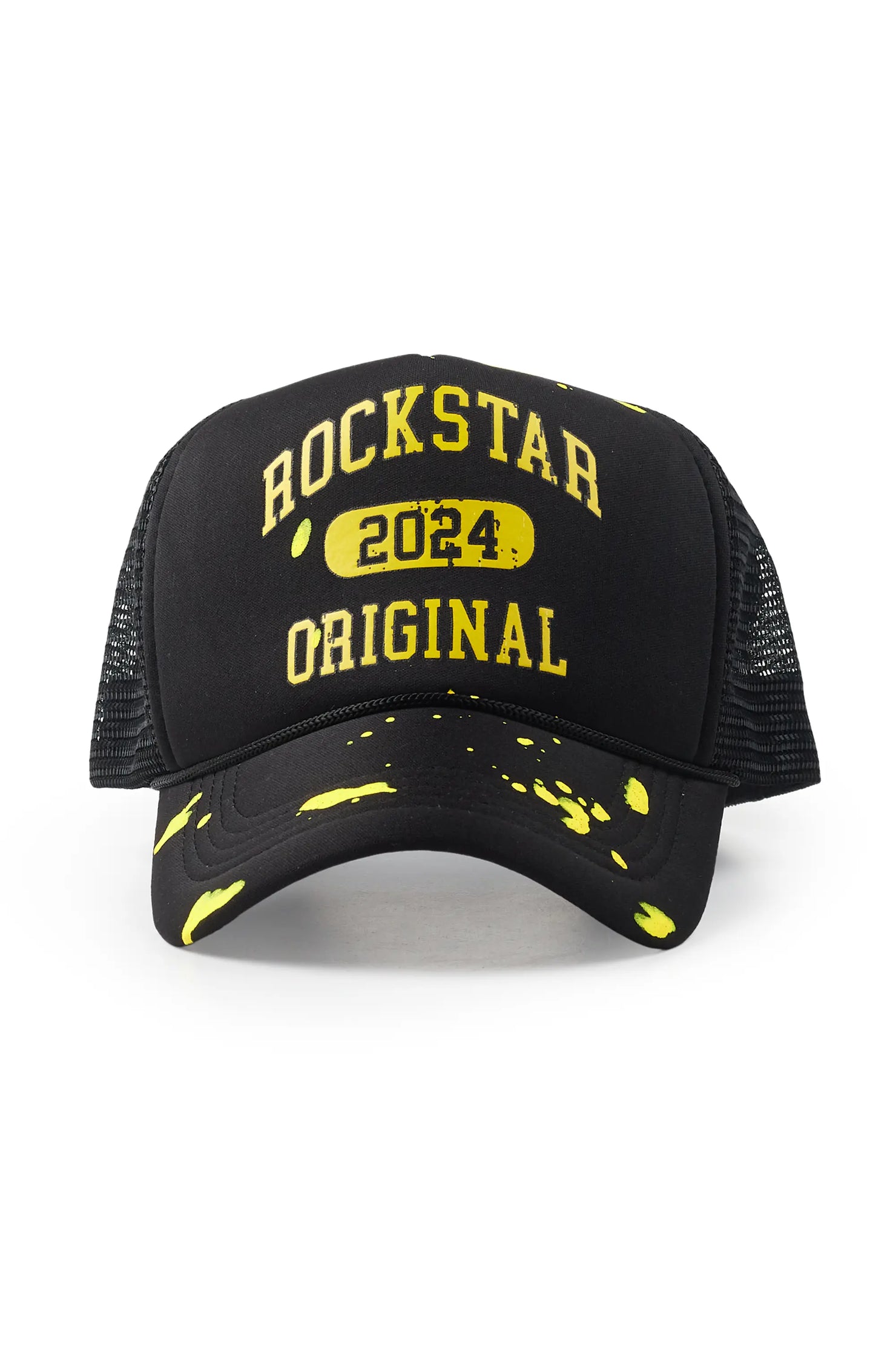 Gallio Black Graphic Trucker Hat