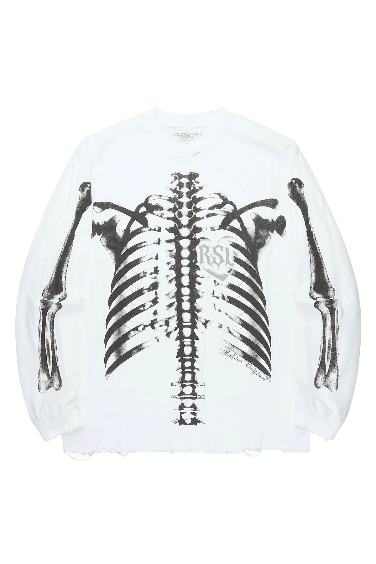 Chalice White Oversized Long Sleeve T-Shirt