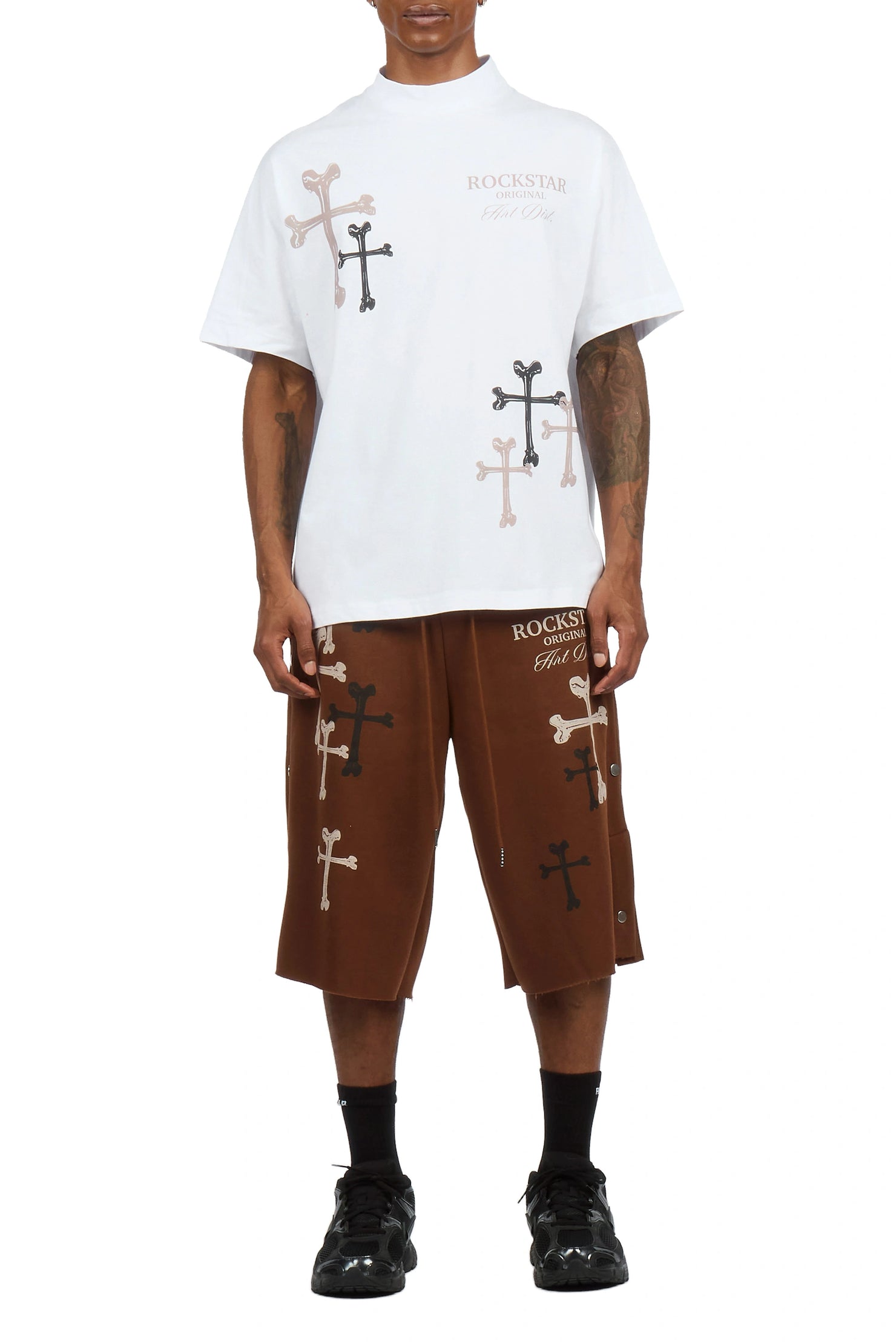 Roddy Brown T-Shirt/ Short Set