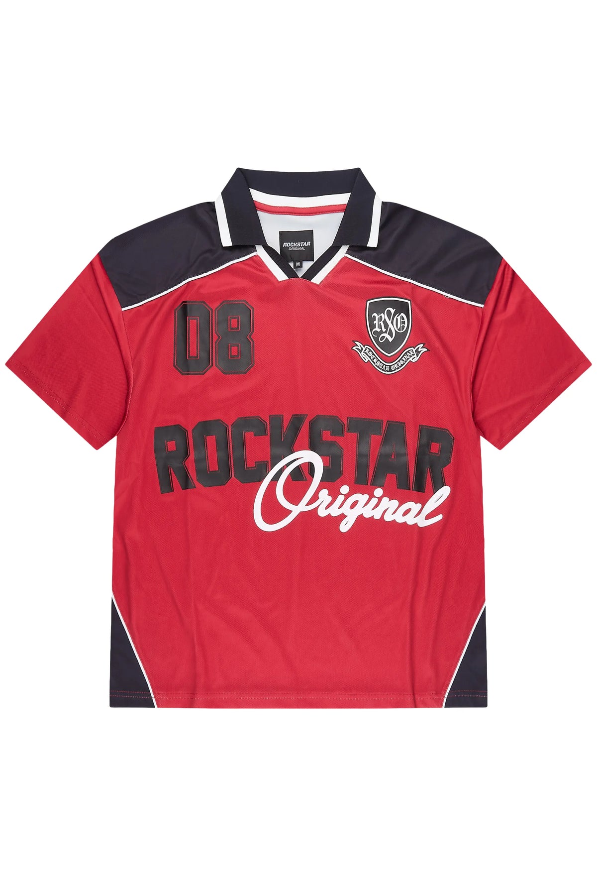 Roche Red World Soccer Inspired Graphic Jersey