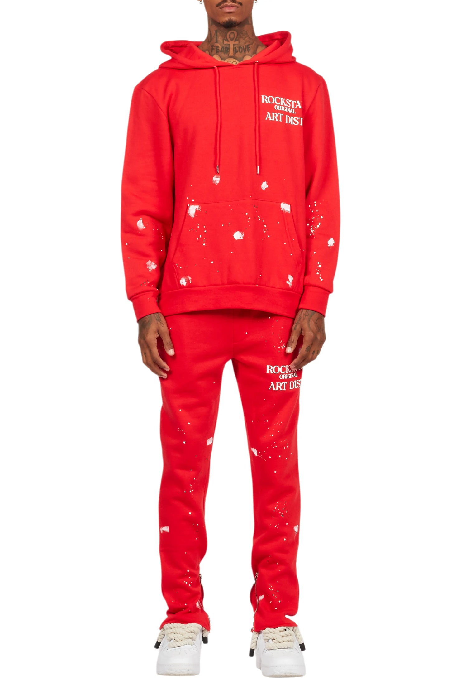 Raffer Red 2.0 Slim Fit Track Set