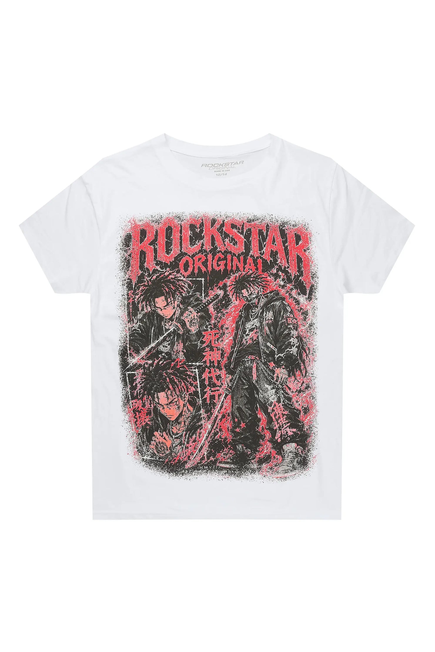 Boys Brasko White Graphic T-Shirt