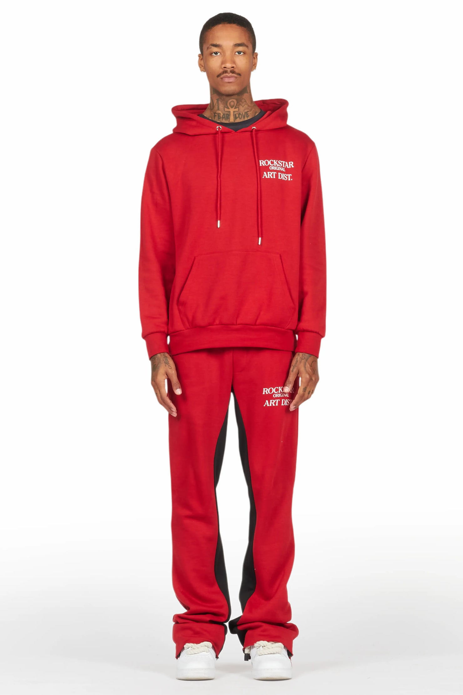 Briggs Burgundy Hoodie/Baggy Fit Pant Set