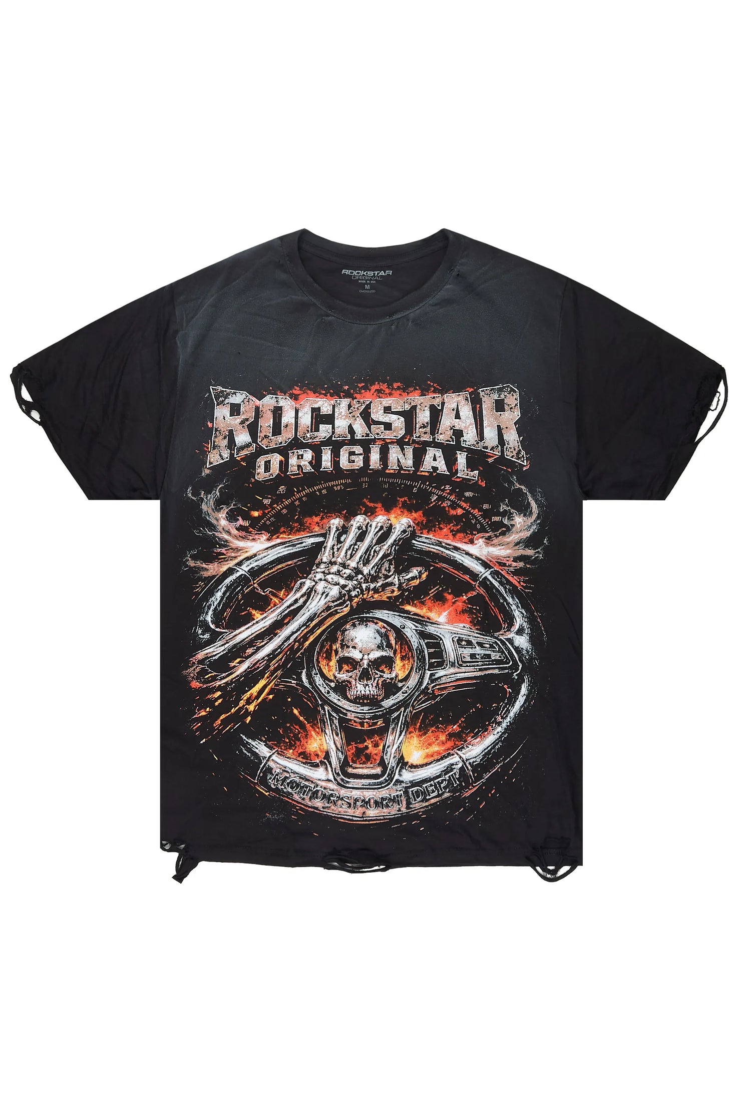McClain Black Oversized Graphic T-Shirt