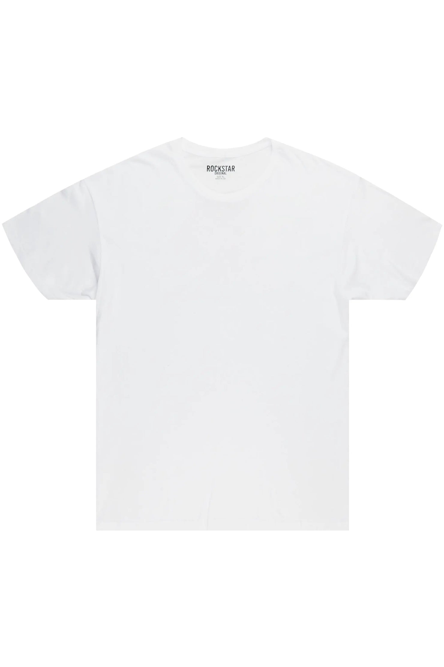 Womens White Basic Tee