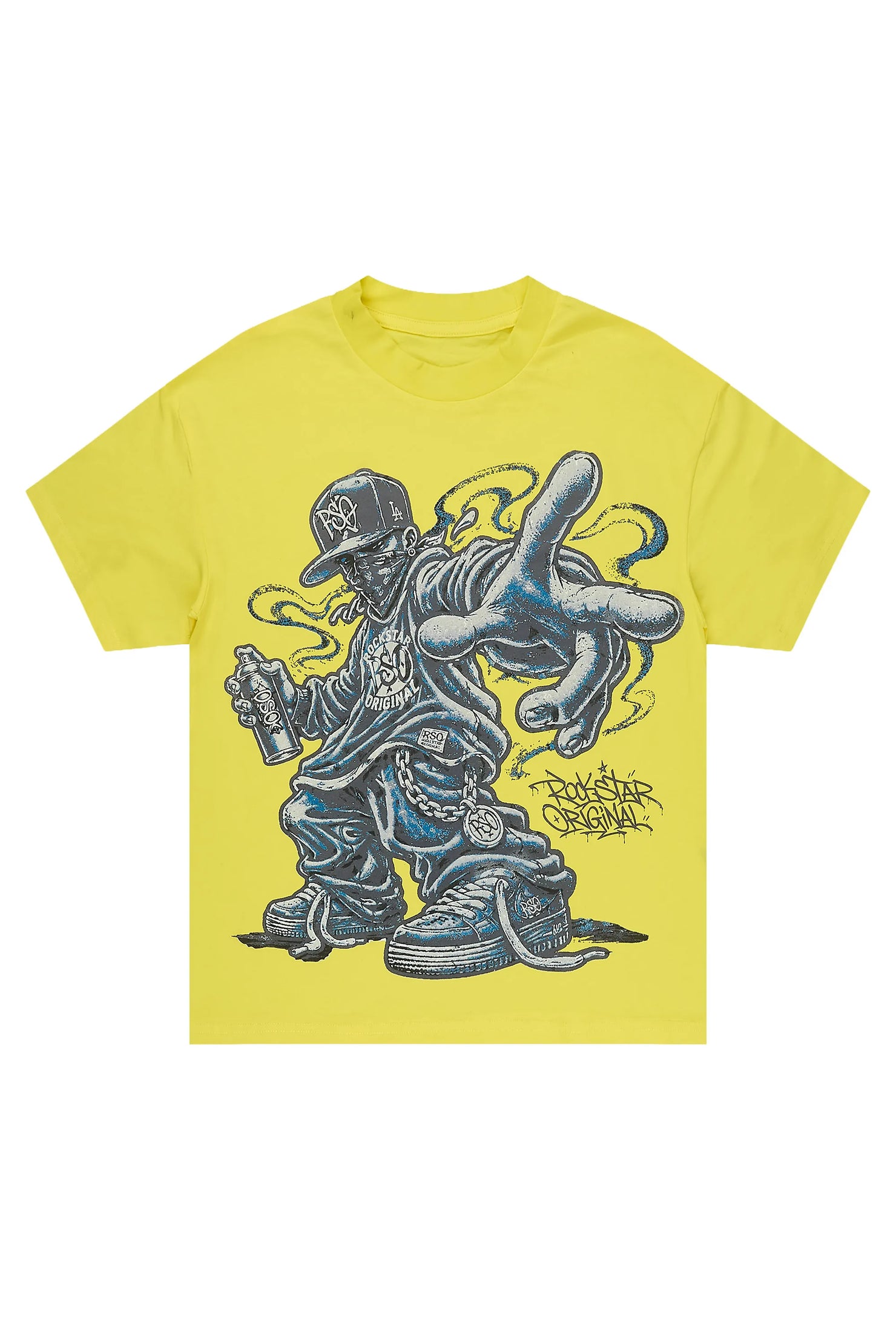 Boys Solace Yellow Graphic T-Shirt