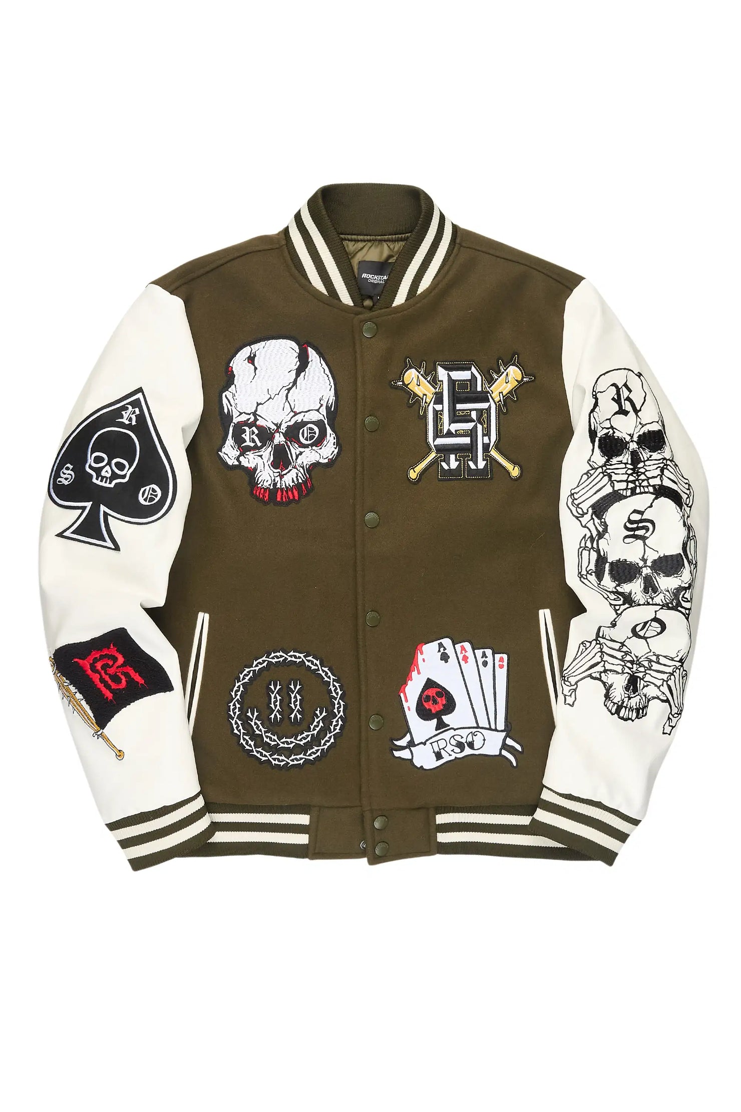 Blaze Green Varsity Jacket