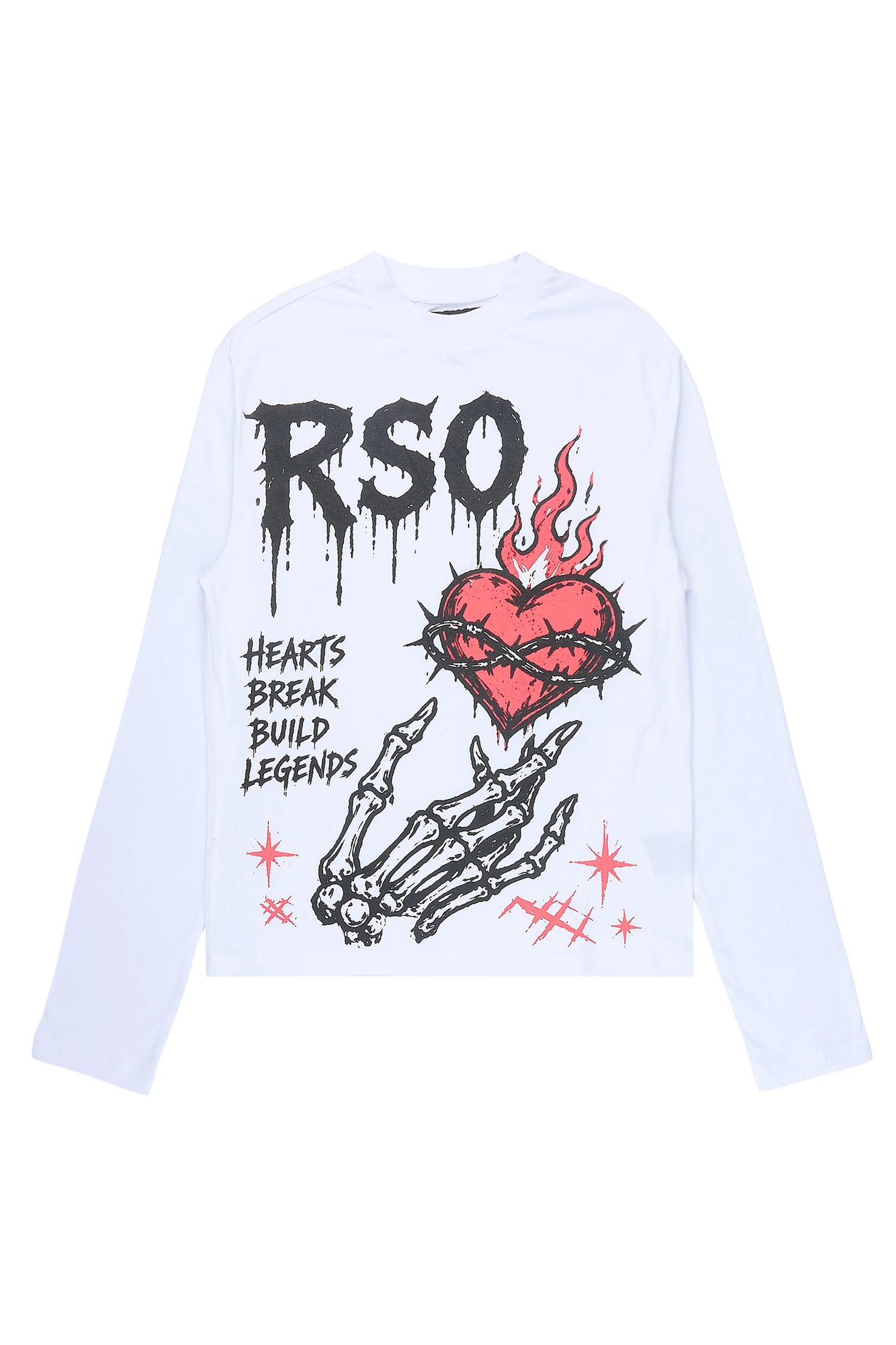 Boys Hercules White Long Sleeve T-Shirt