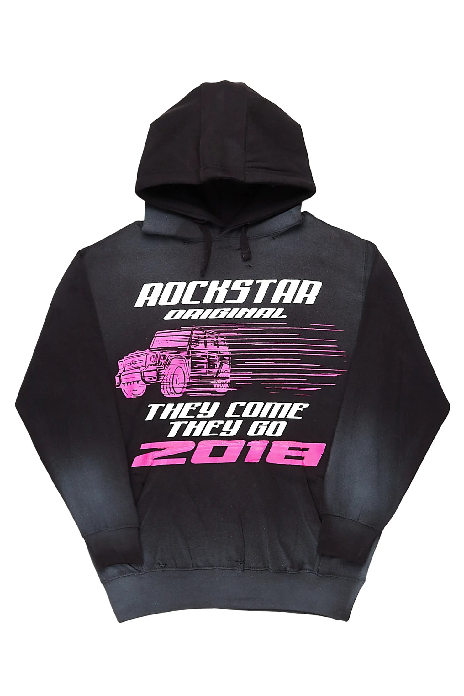 Jago Black Graphic Hoodie