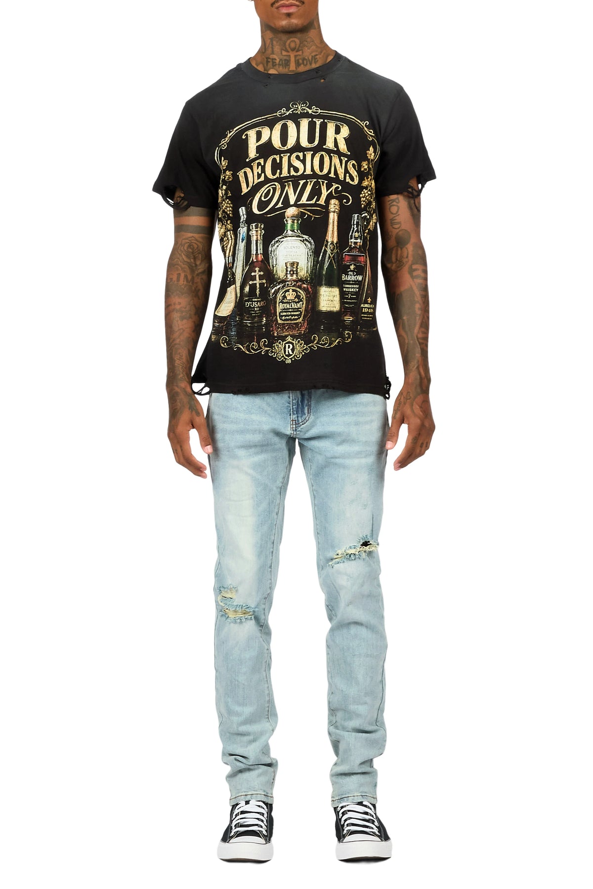 Essam Light Blue Skinny Fit Jean