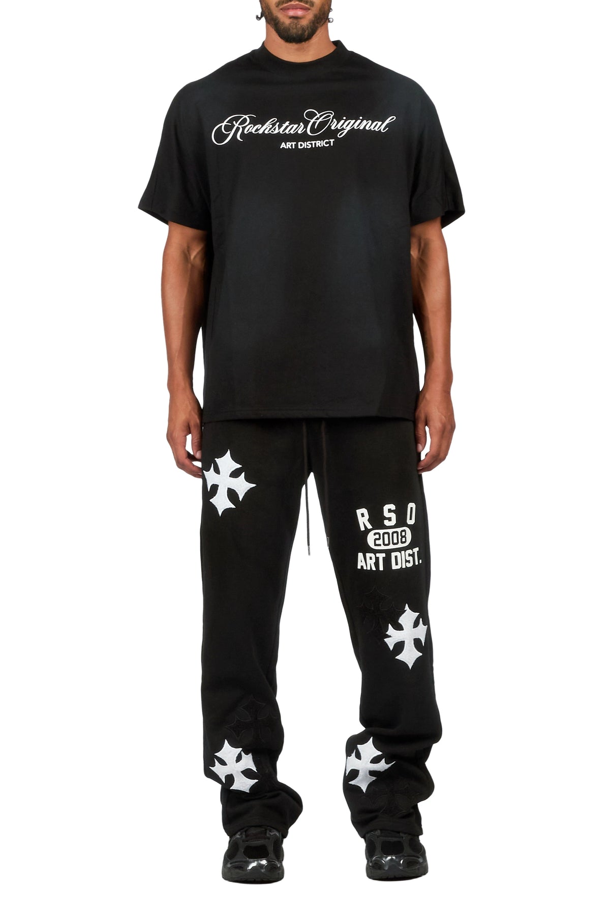Acacius Black Relaxed Pant