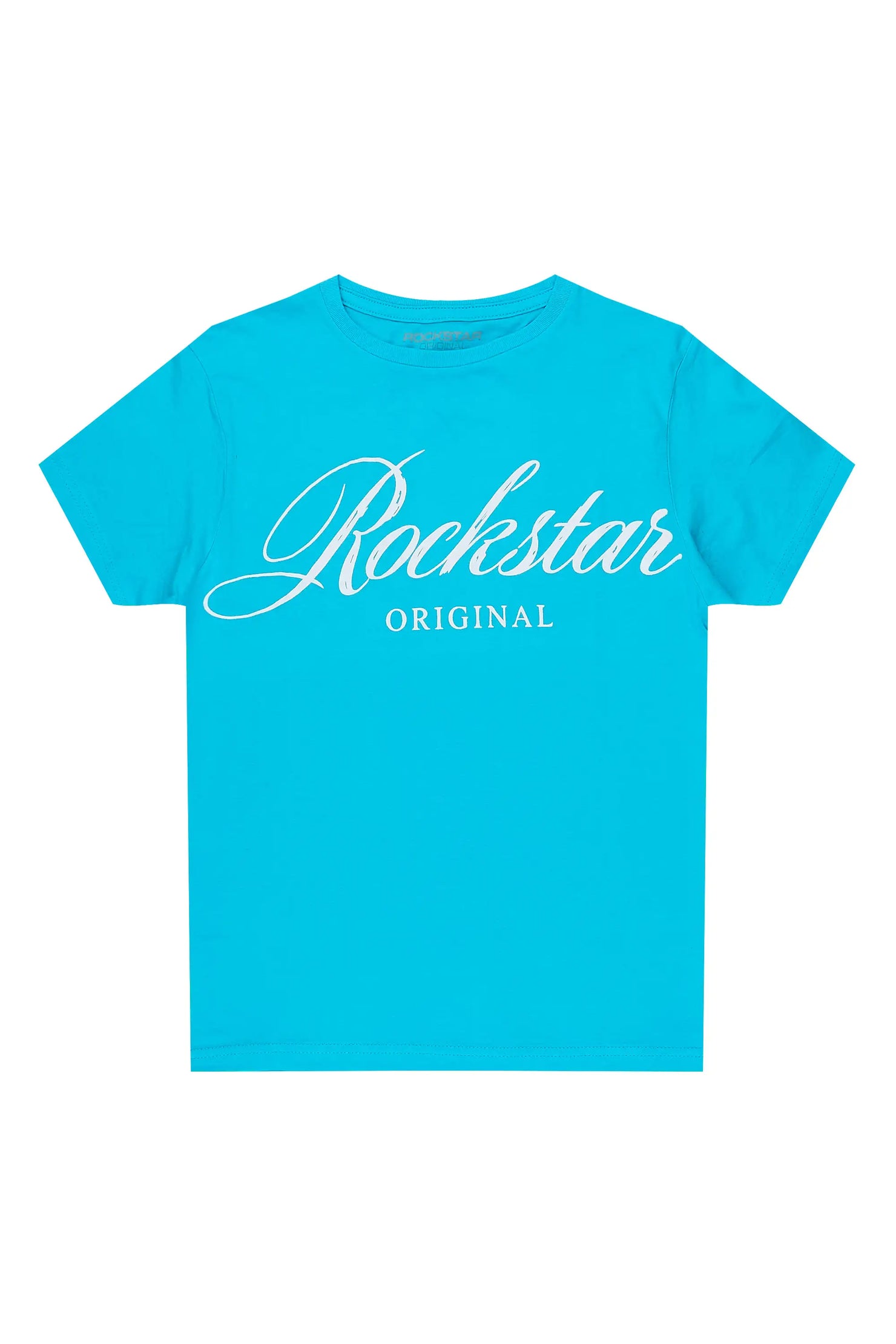 Boys Domaric Turquoise Graphic T-Shirt