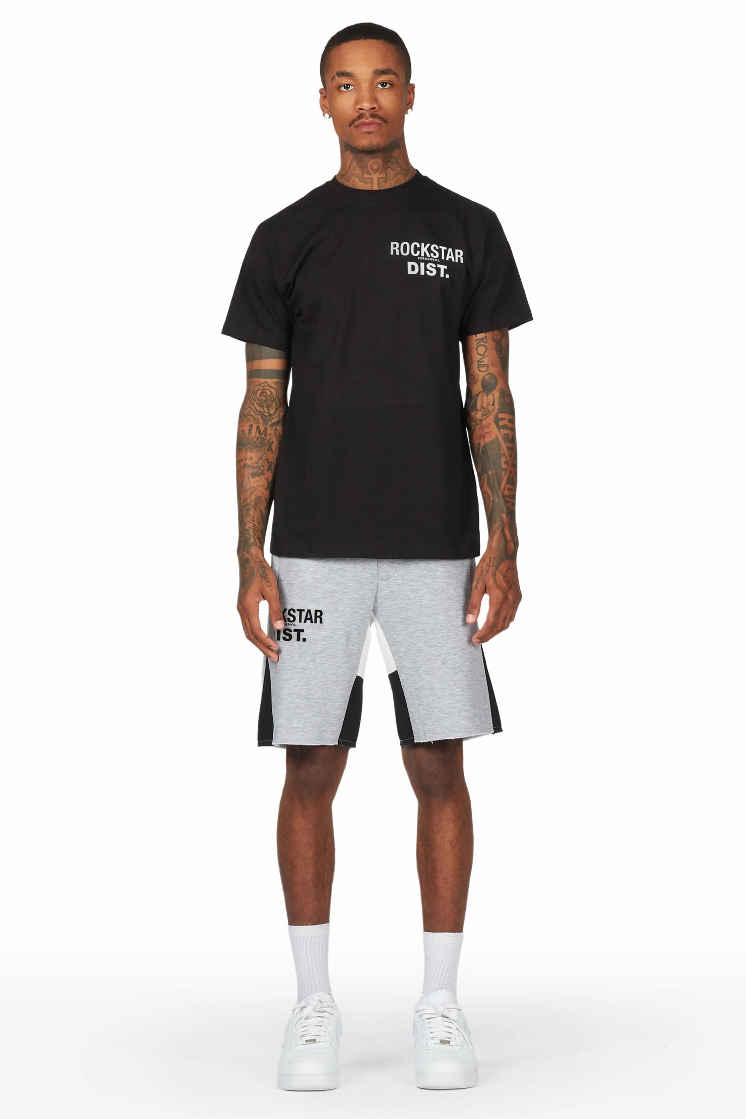 Buck 3.0 Black/Grey T-Shirt Short Set